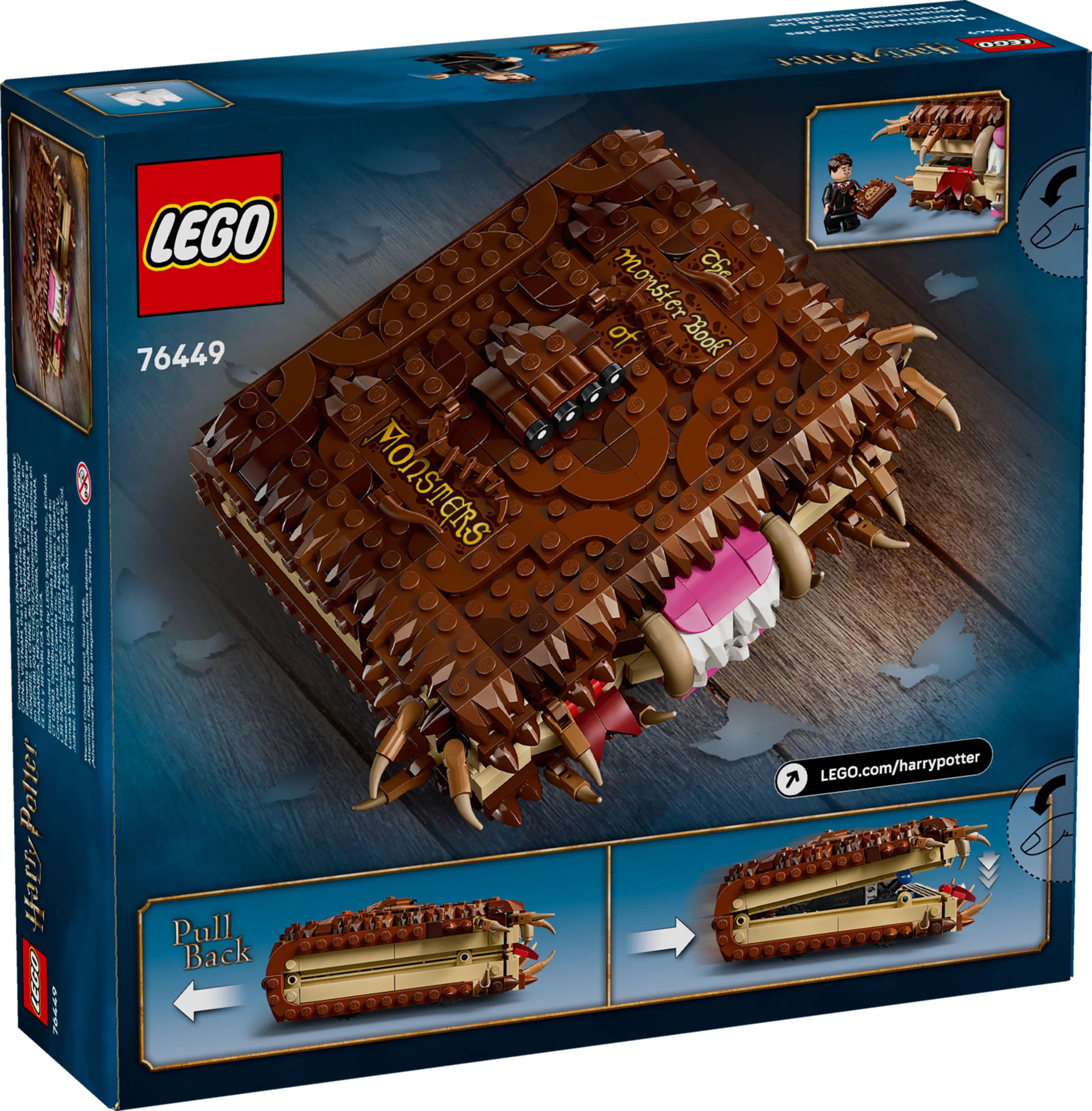 LEGO 76449 Harry Potter Кусючая Ужасная книга ужасов фото 10