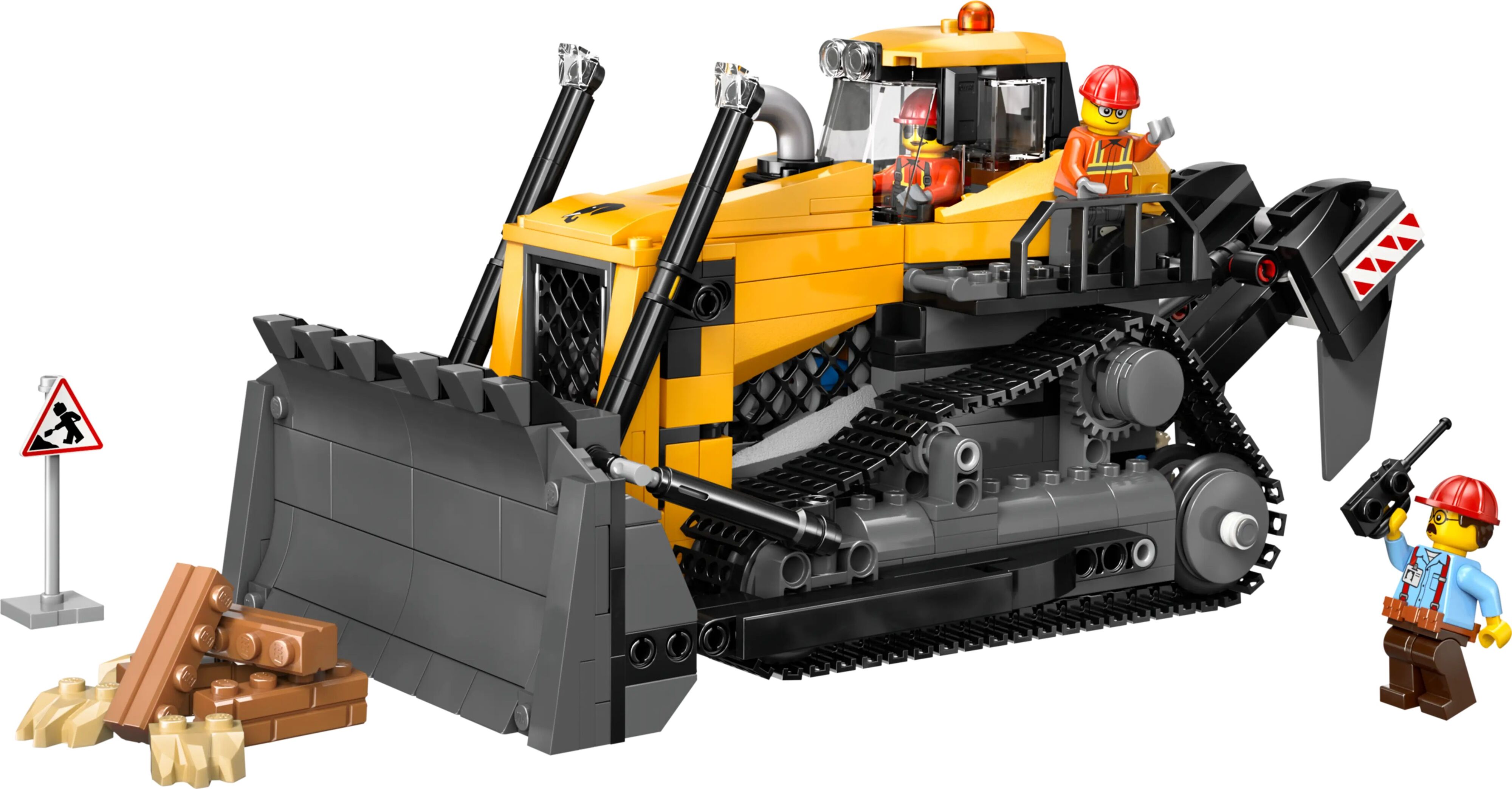 LEGO 60466 City Жёлтый бульдозер фото 3