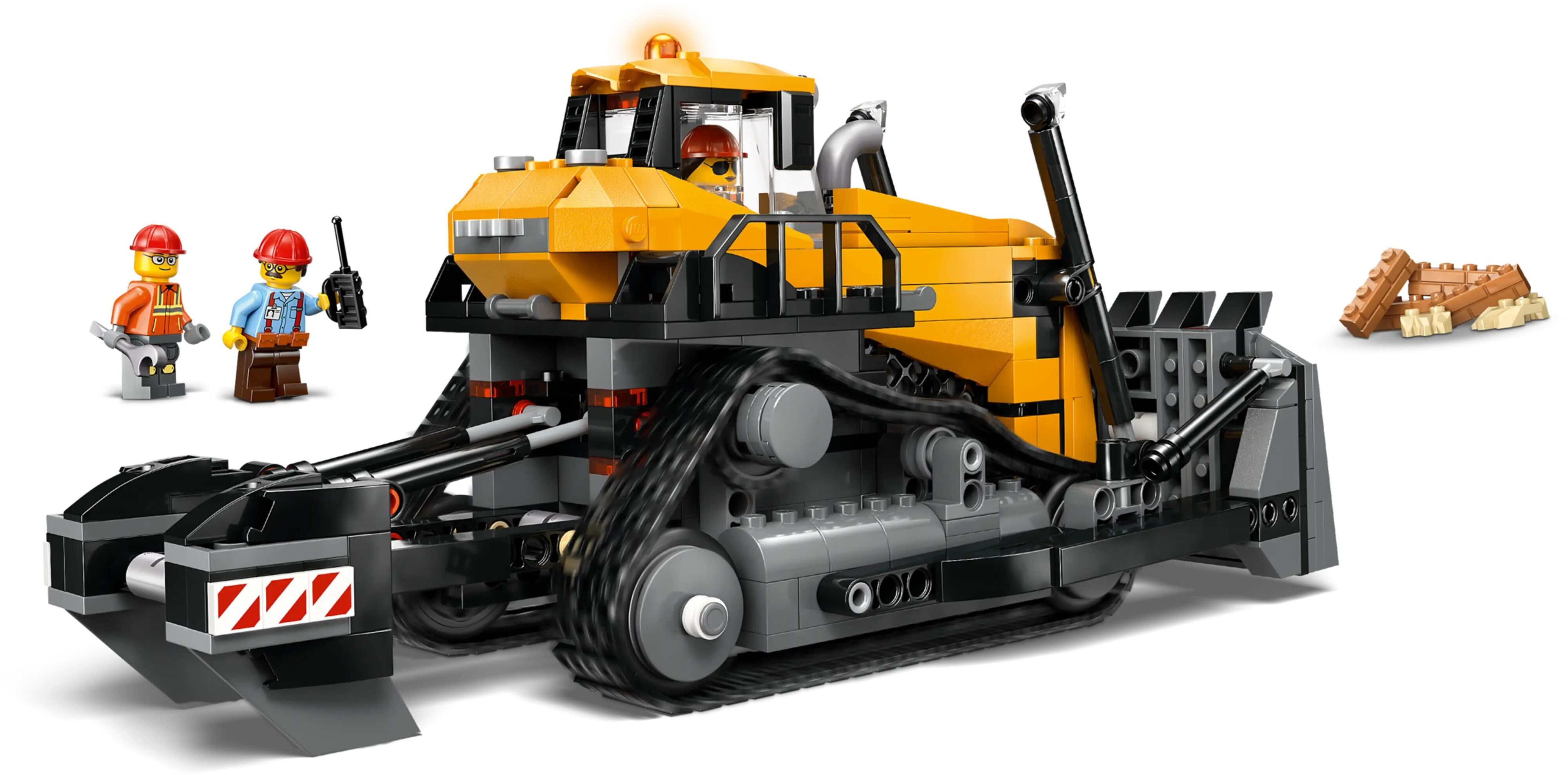 LEGO 60466 City Жёлтый бульдозер фото 4