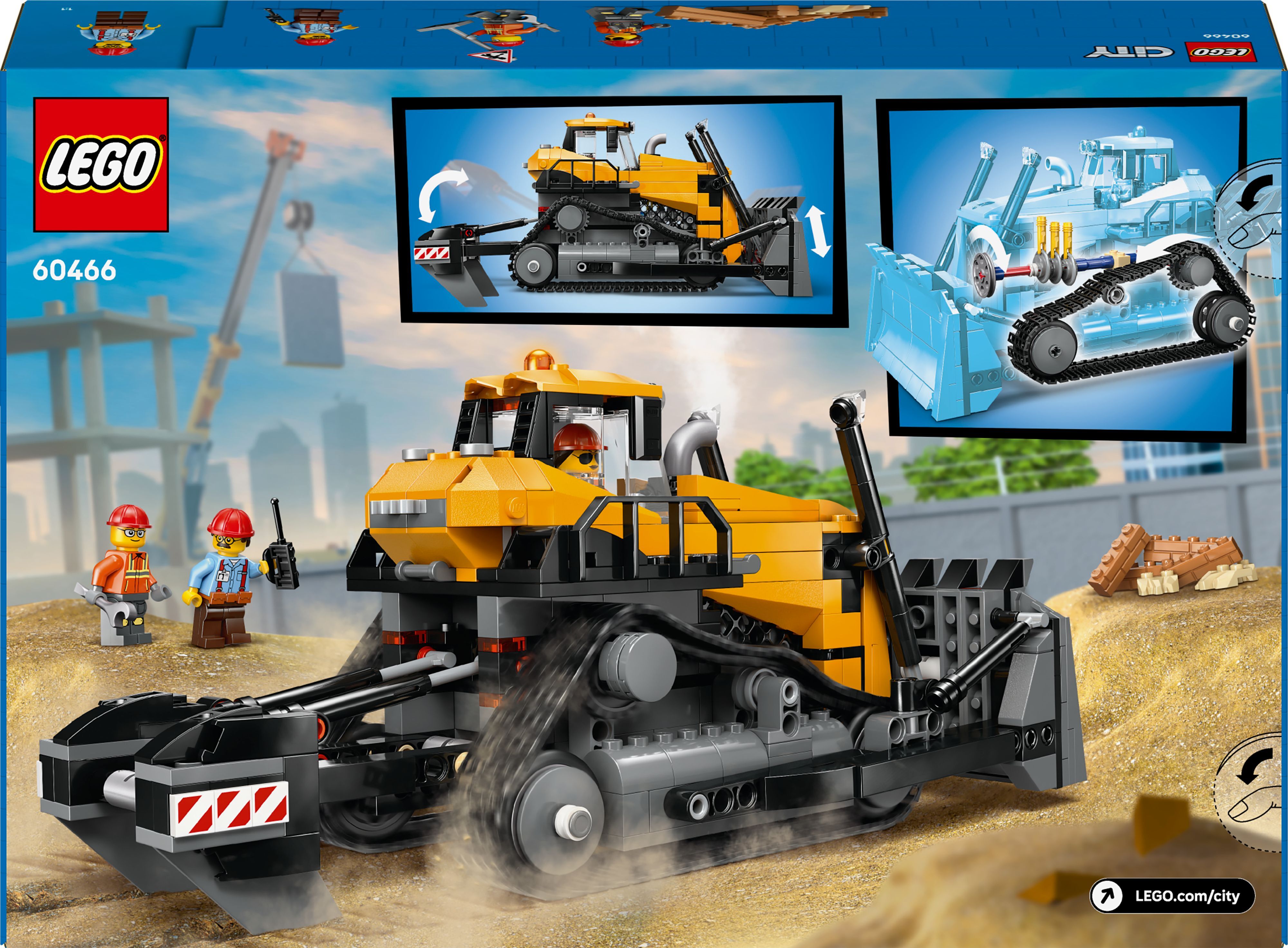 LEGO 60466 City Жёлтый бульдозер фото 13
