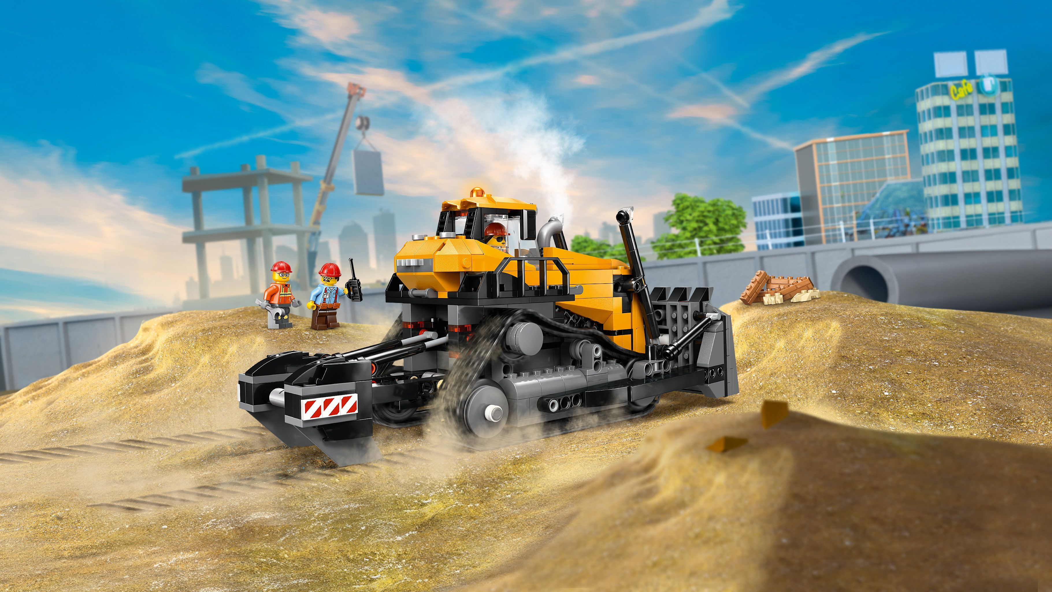 LEGO 60466 City Жёлтый бульдозер фото 12