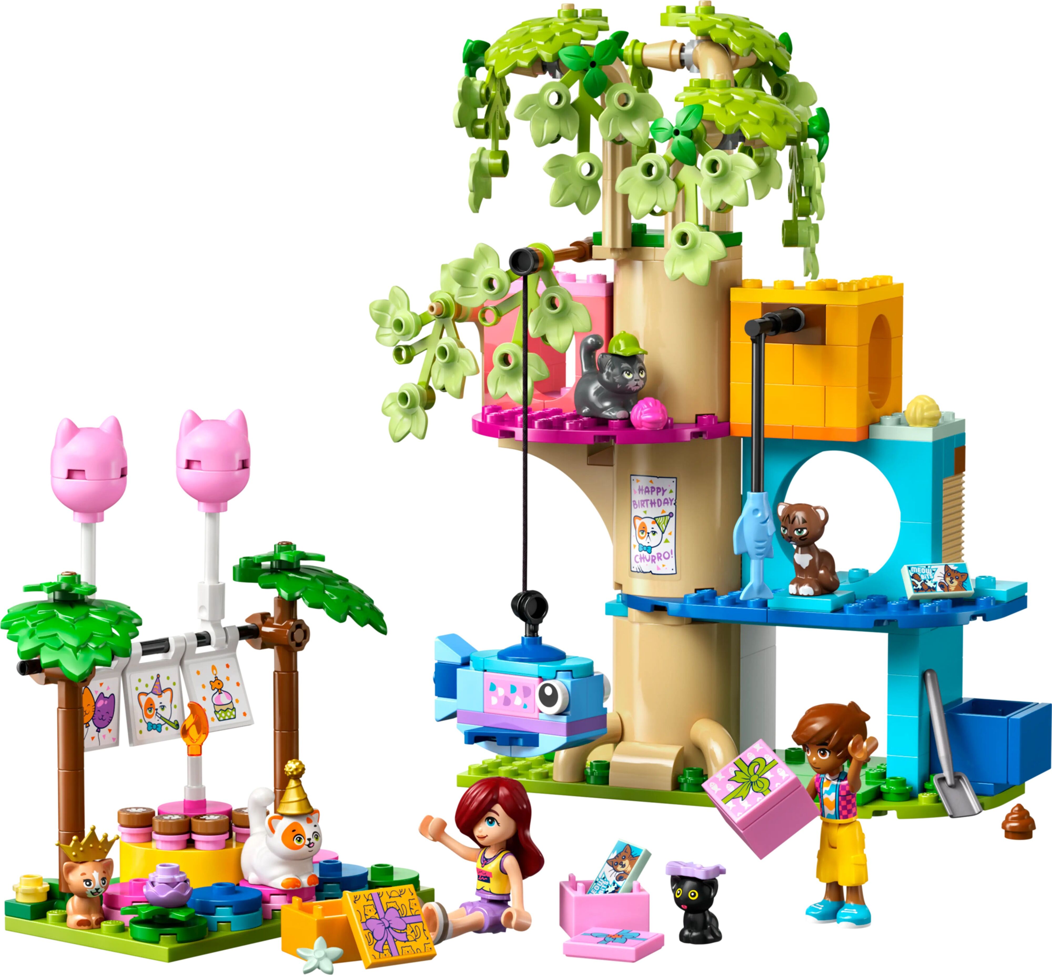 LEGO 42666 Friends День рождения кота и дом на дереве фото 4