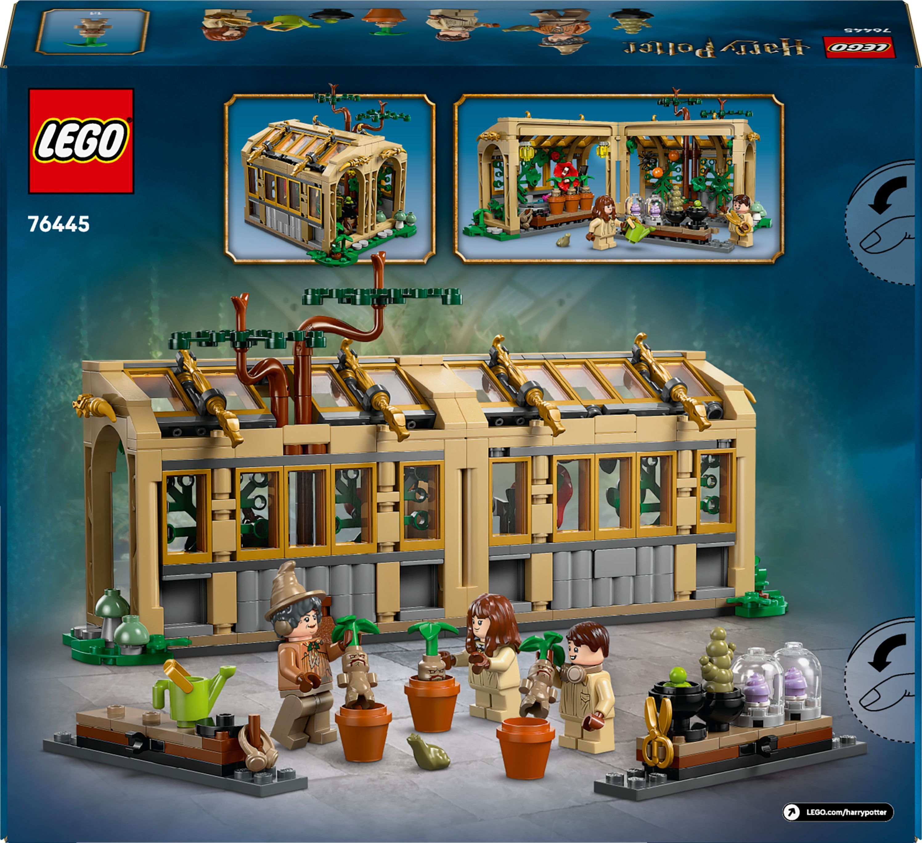 LEGO 76445 Harry Potter Замок Хогвардс: урок гербологии фото 10