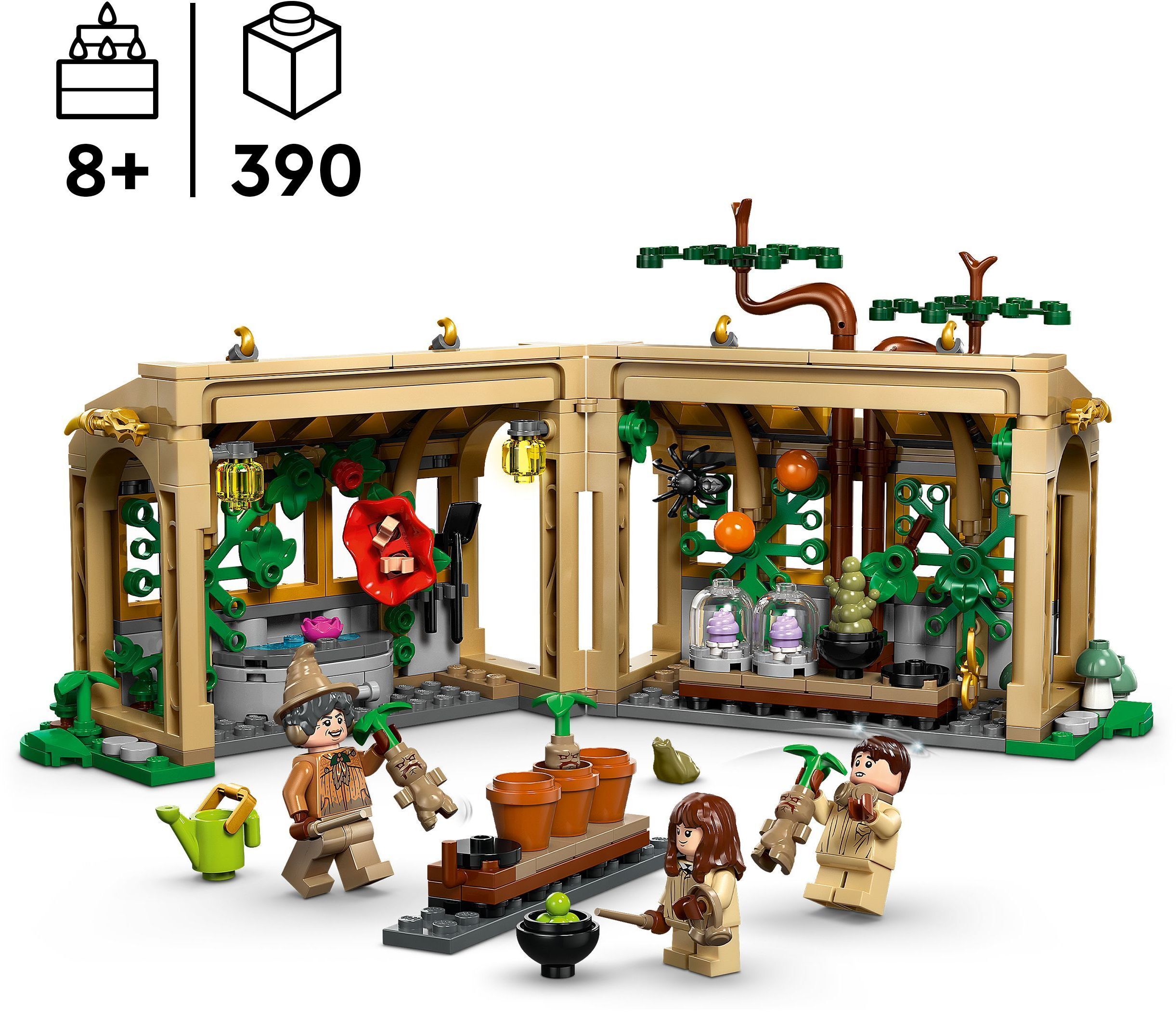 LEGO 76445 Harry Potter Замок Хогвардс: урок гербологии фото 2