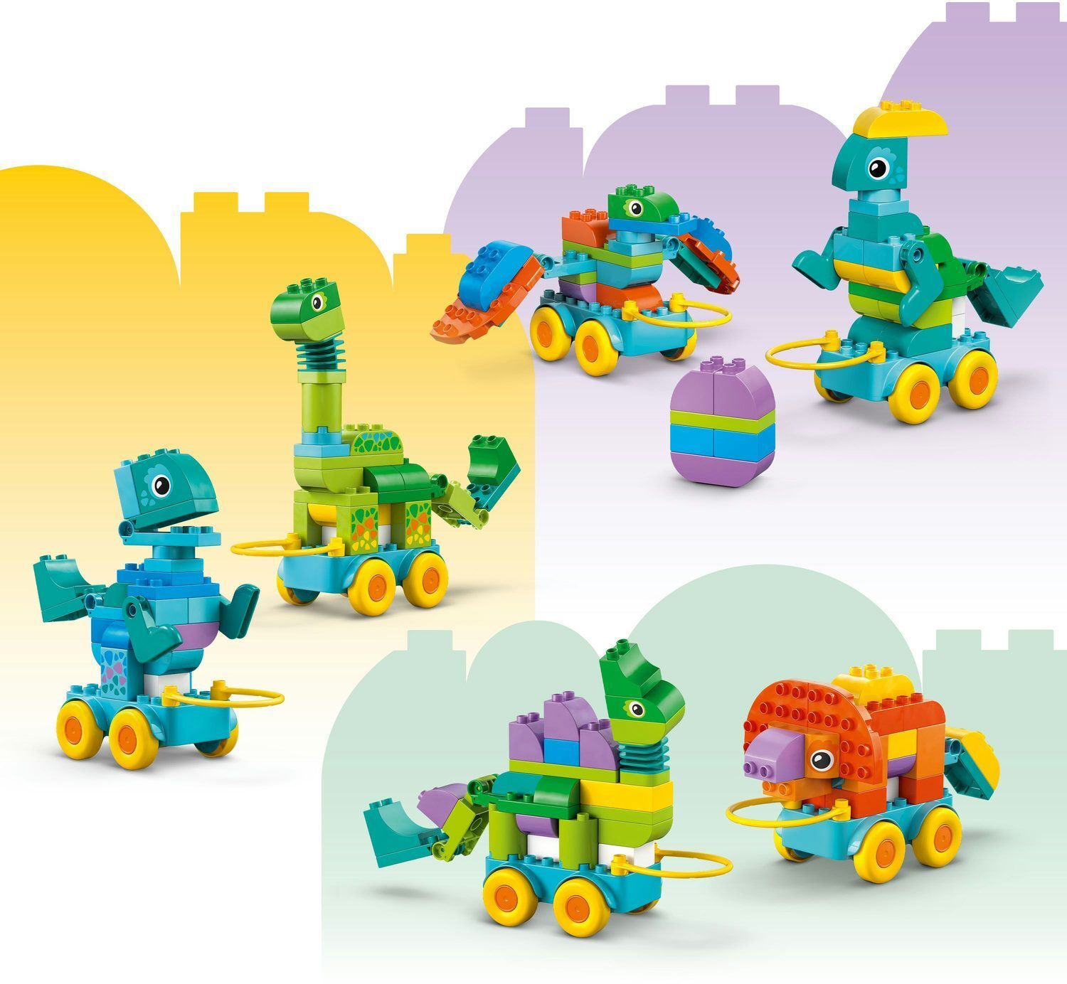 LEGO 10451 DUPLO Town Динозавры на колесах 3в1 фото 9