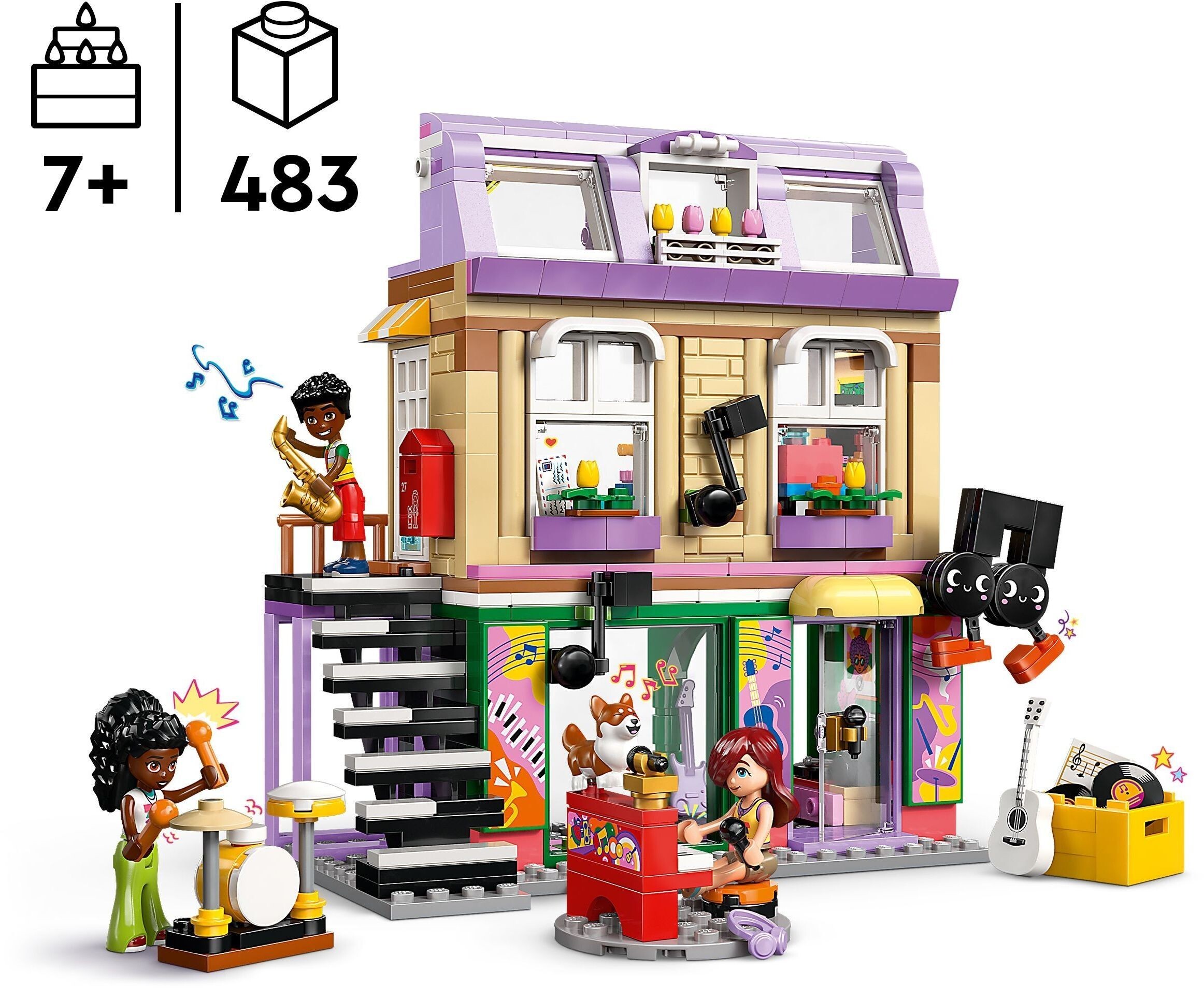 LEGO 42653 Friends Музична крамниця і квартирафото2