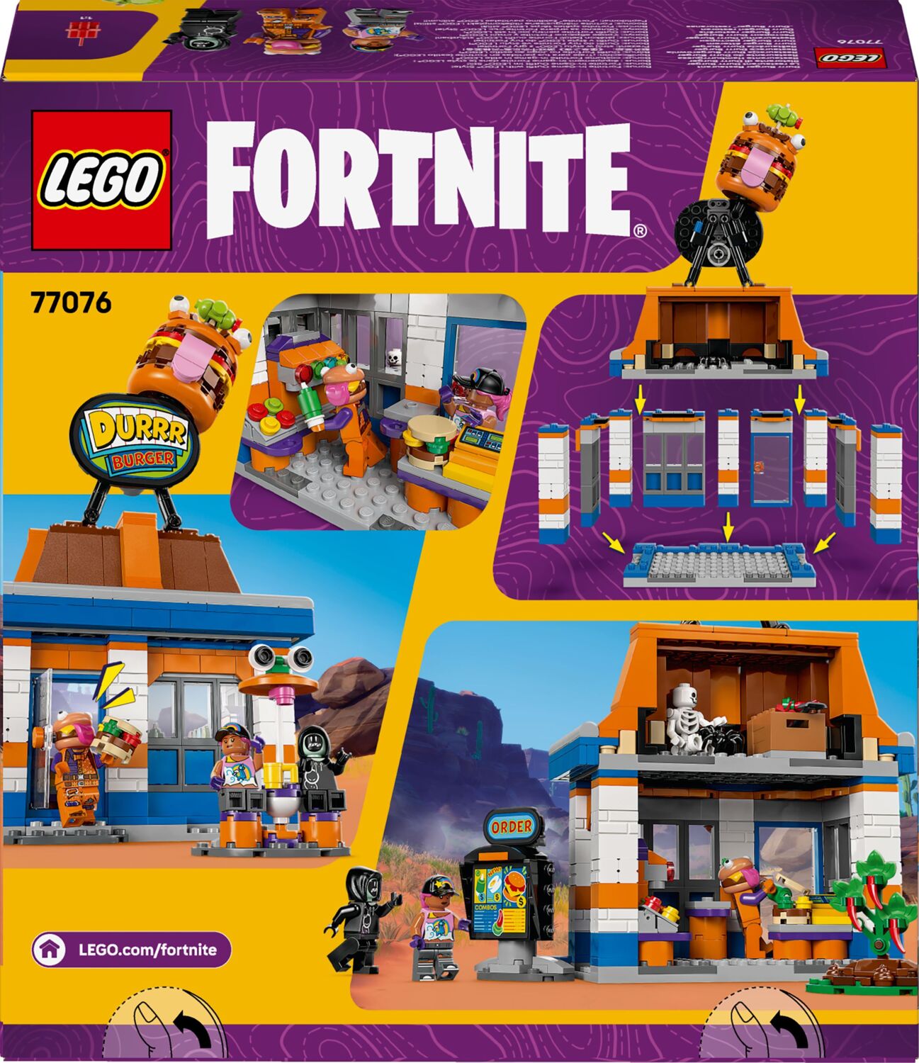 LEGO 77076 Fortnite Durrr Burger ресторан фото