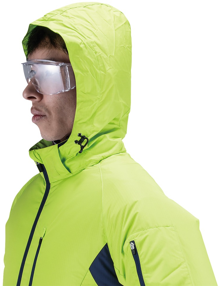 Куртка акумуляторна Makita LXT/CXT, 10.8-18В, з вентиляцією, поліестер, розмір M, зелена (DFJ212ZM)фото