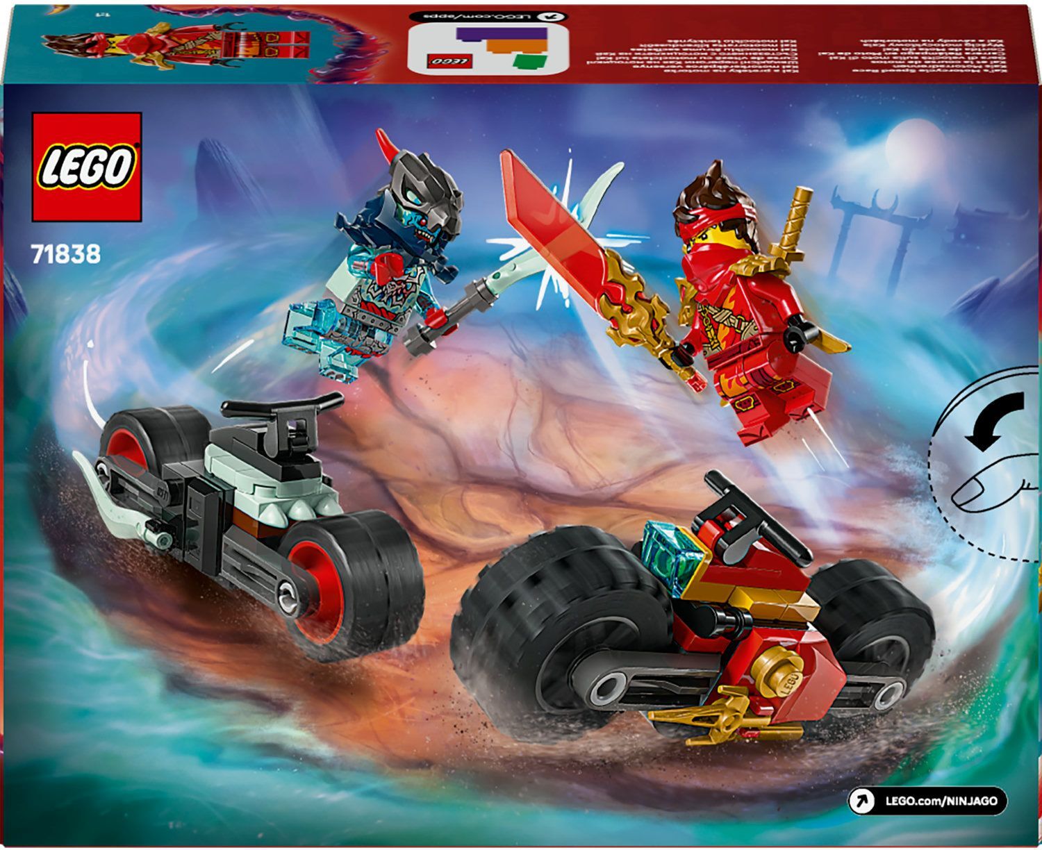 LEGO 71838 Ninjago Скоростная гонка Кая на мотоцикле фото