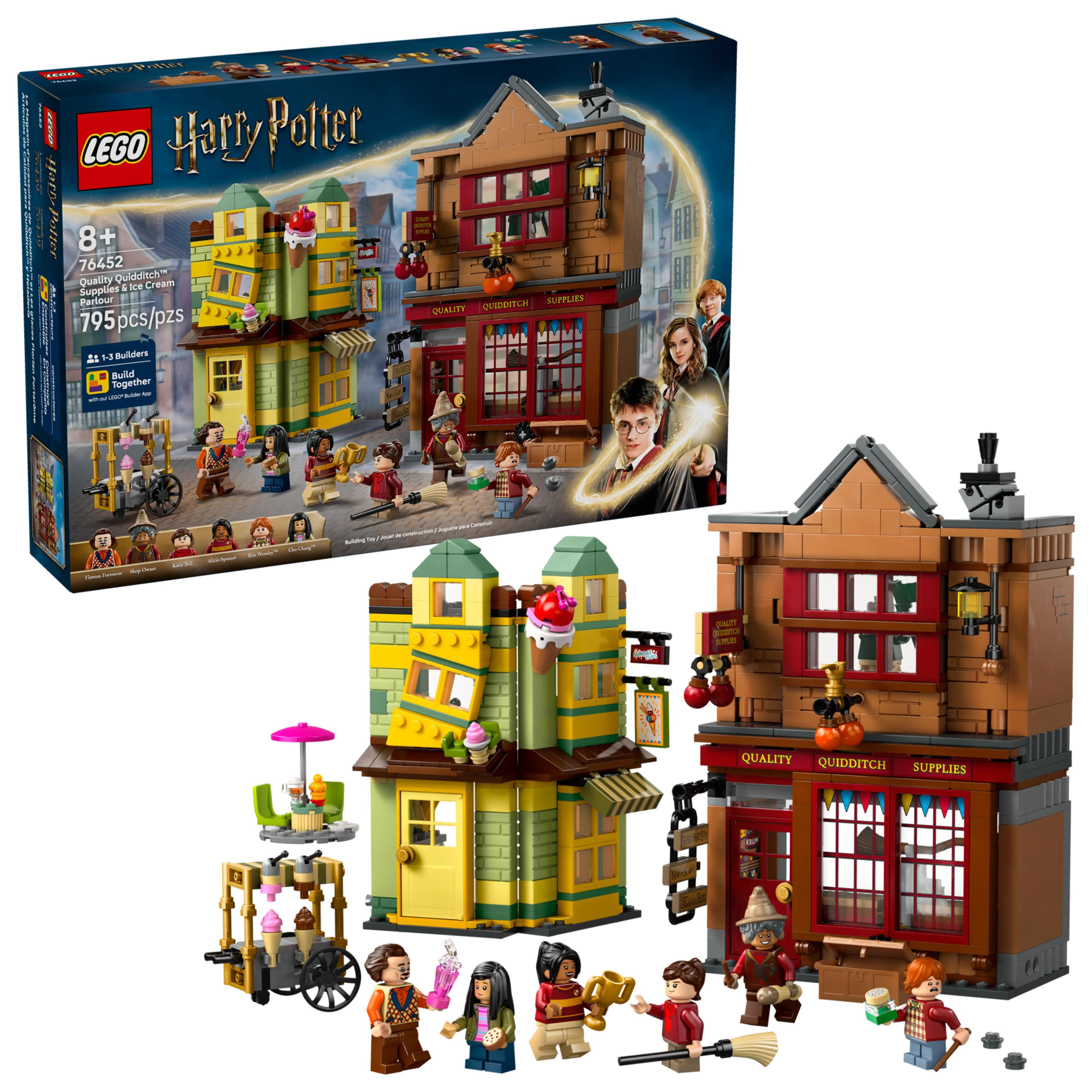 LEGO 76452 Harry Potter Качественные товары для квидича и кафе с мороженым фото 