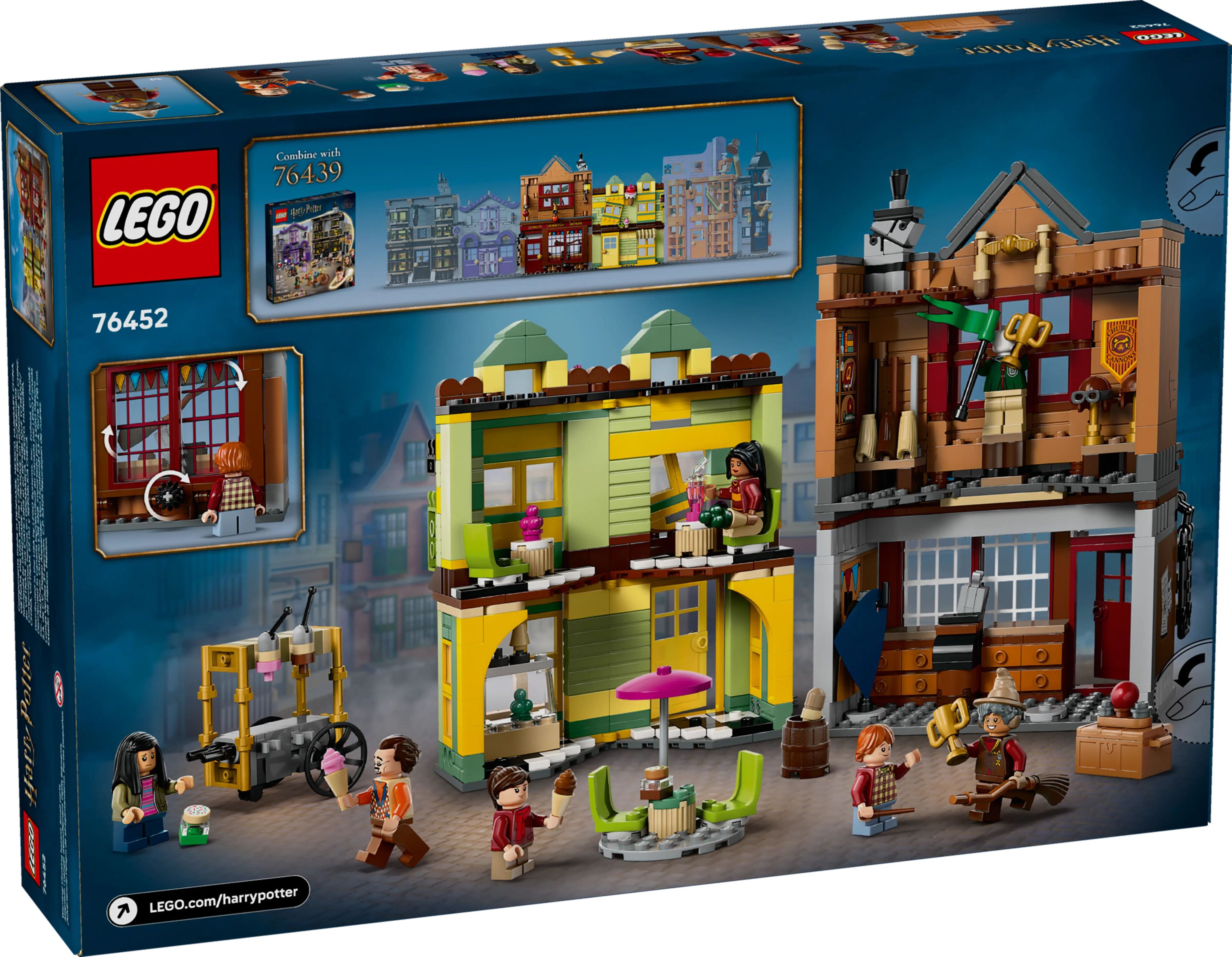 LEGO 76452 Harry Potter Качественные товары для квидича и кафе с мороженым фото 