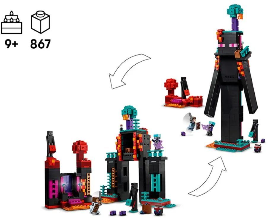 LEGO 21279 Minecraft Вежа Ендерменафото2