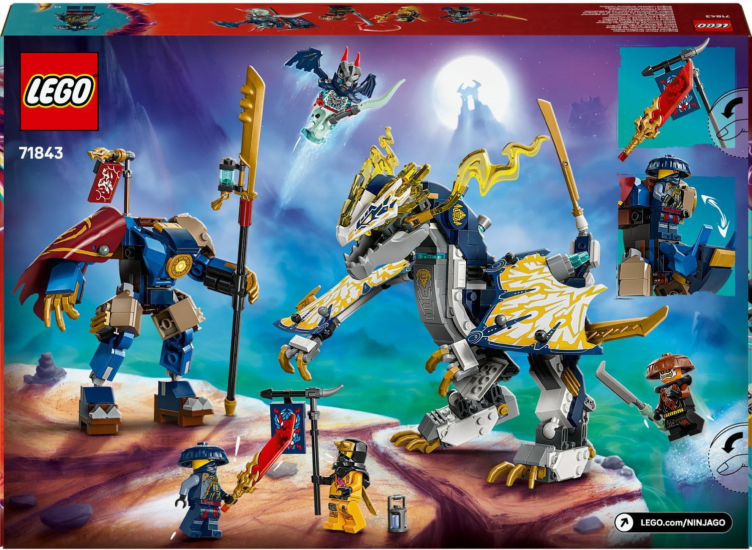 LEGO 71843 Ninjago Розбойник: Робот-всадник на драконе фото 13
