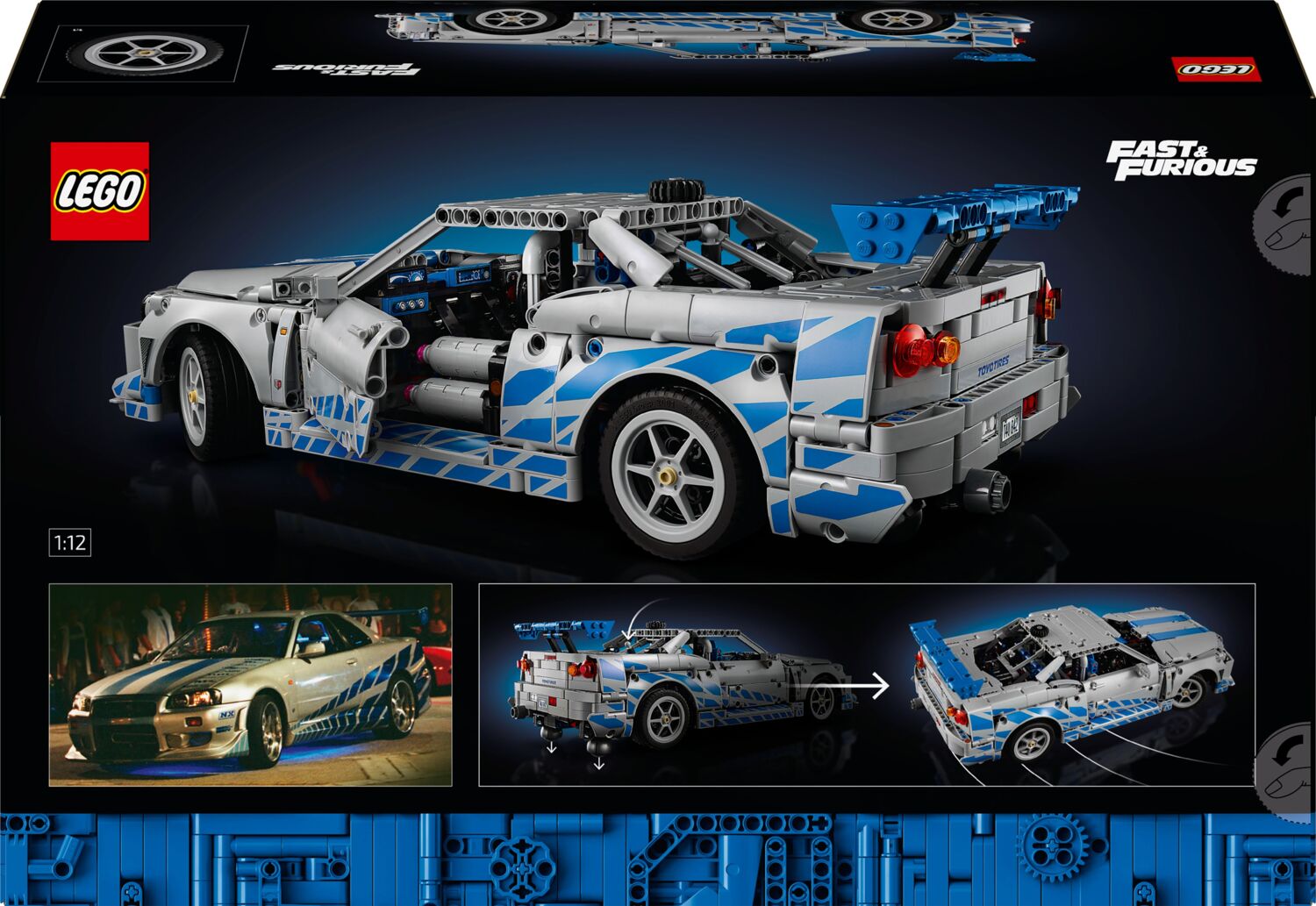 LEGO 42210 Technic Двойной форсаж Автомобиль Nissan Skyline GT-R (R34) фото