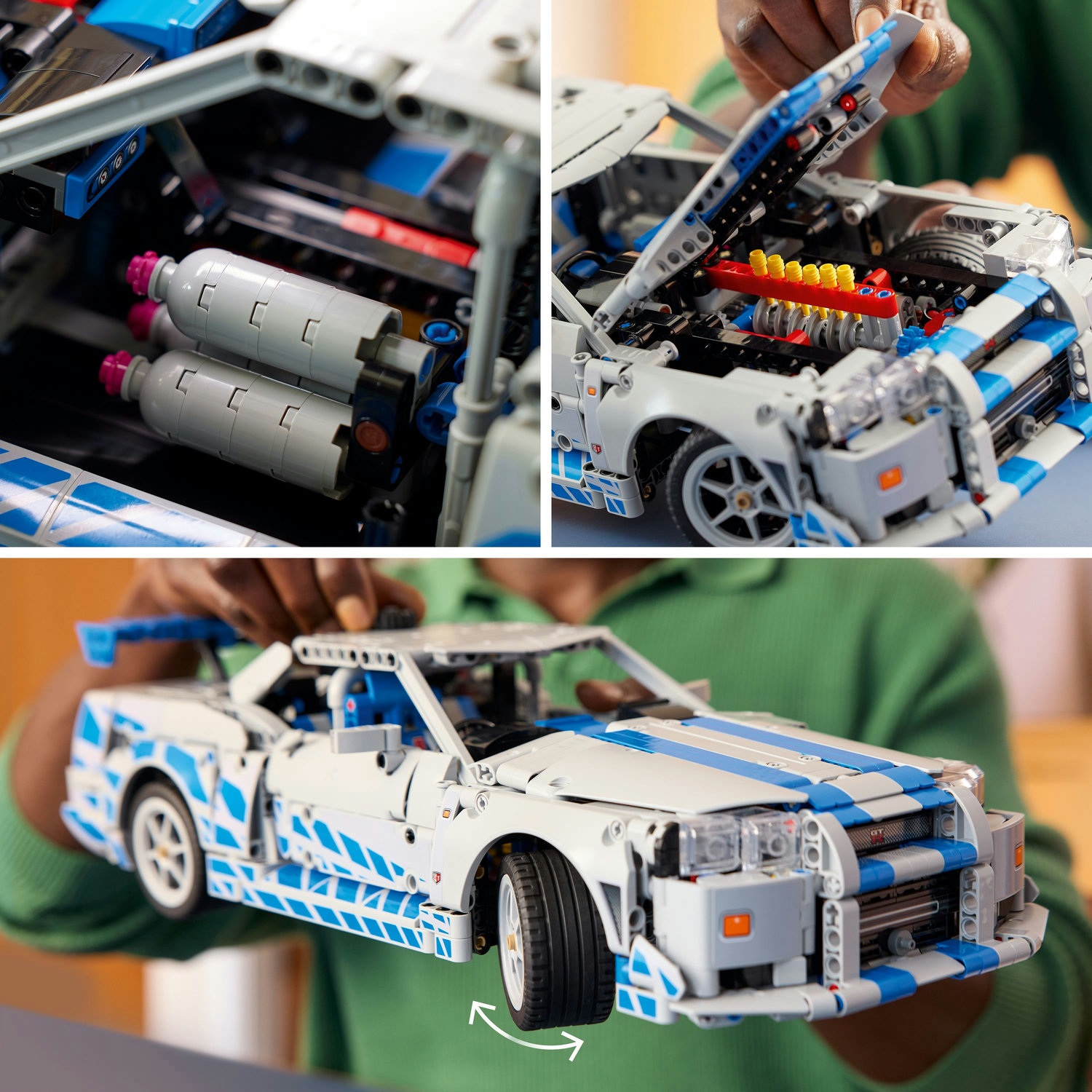 LEGO 42210 Technic Двойной форсаж Автомобиль Nissan Skyline GT-R (R34) фото
