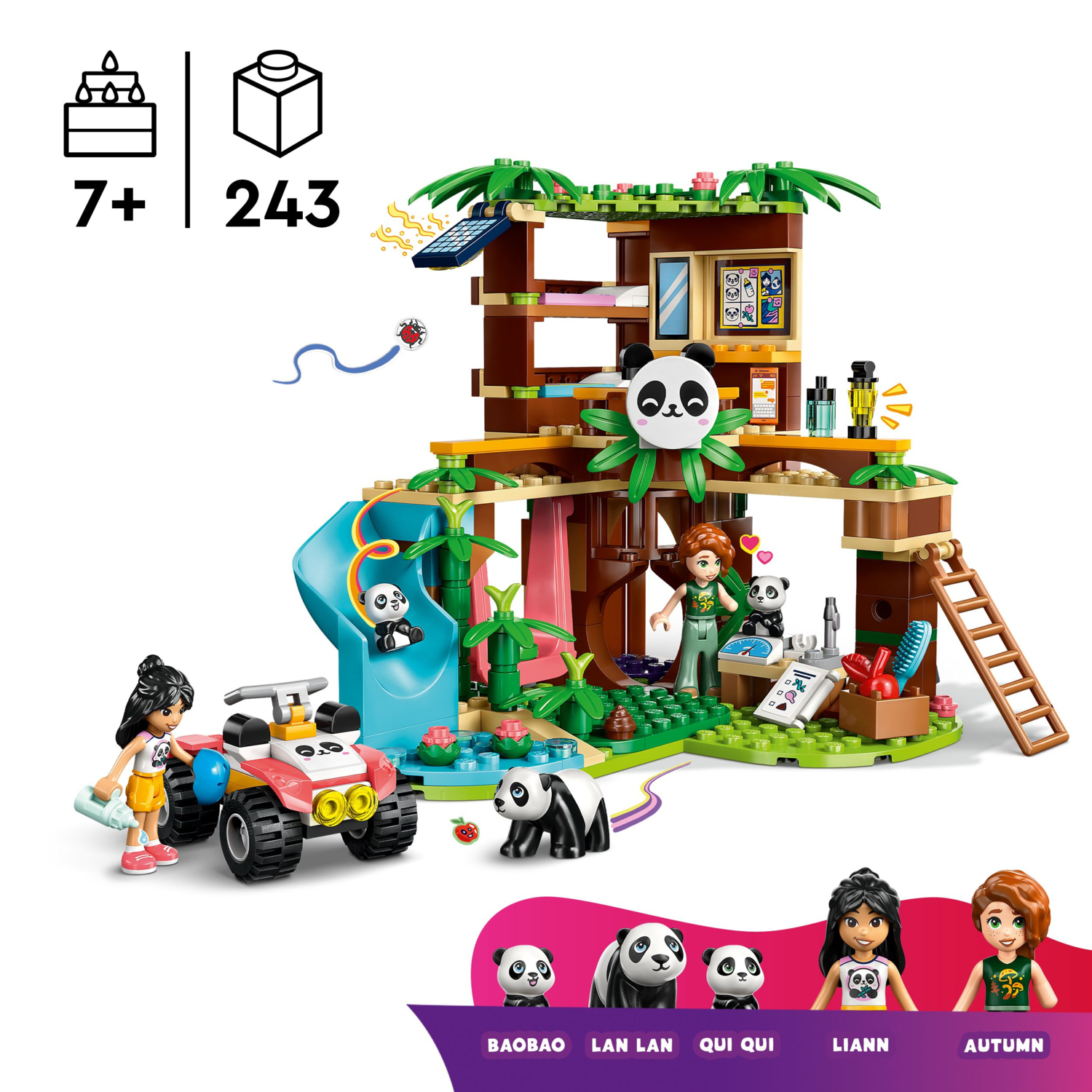 LEGO 42648 Friends Уход за животными в заповеднике панд фото