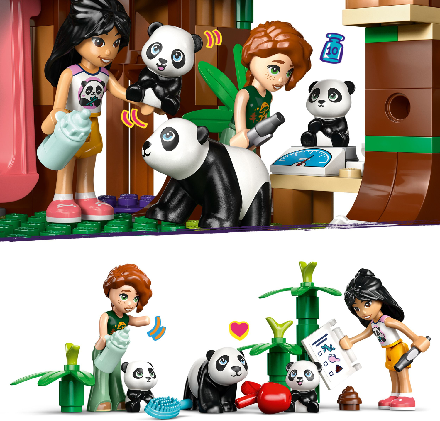 LEGO 42648 Friends Уход за животными в заповеднике панд фото