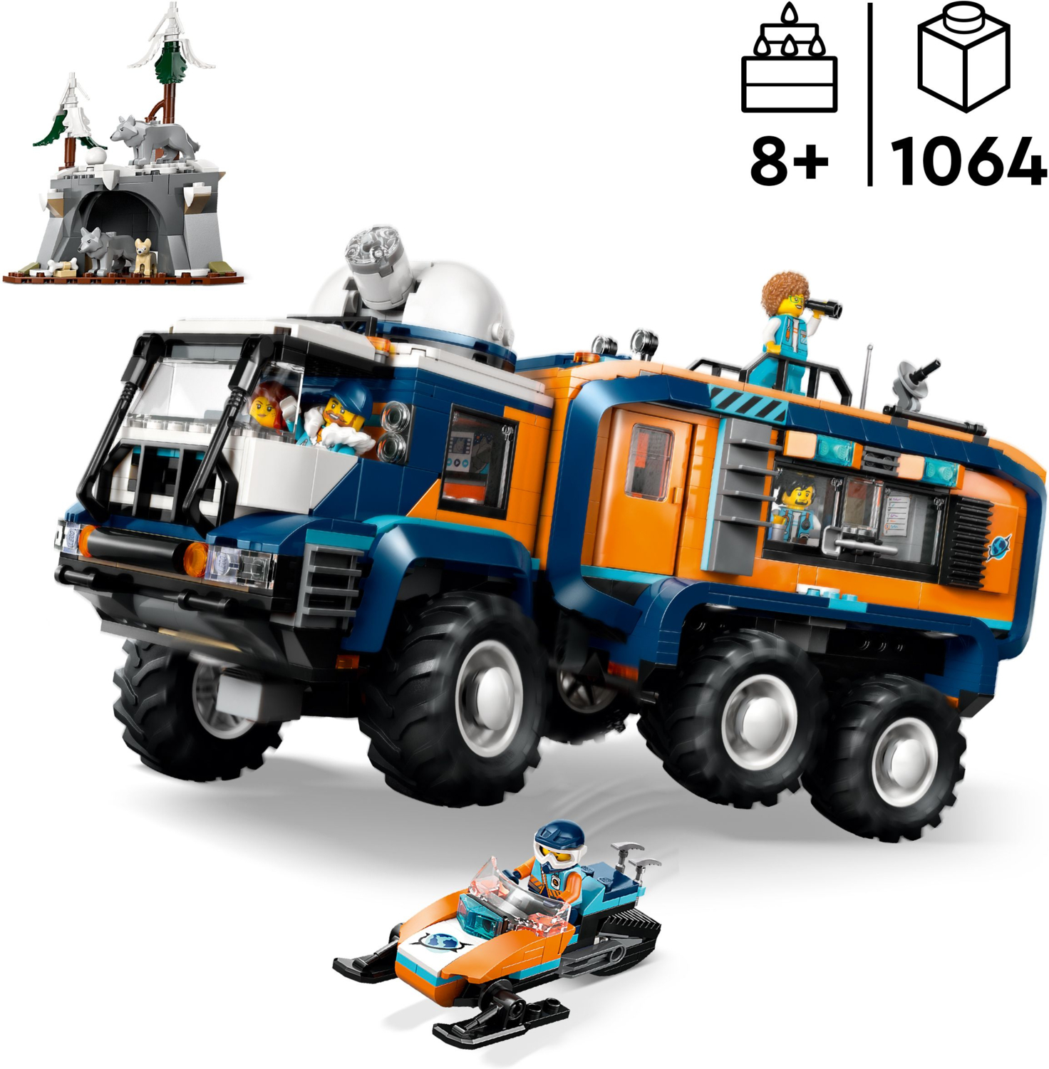 LEGO 60471 City Арктический иследовательский грузовик с научной лабораторией фото