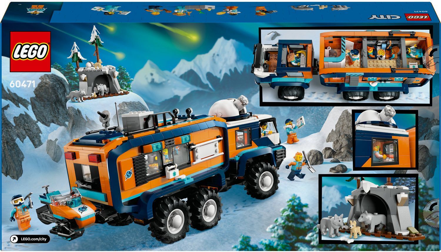 LEGO 60471 City Арктический иследовательский грузовик с научной лабораторией фото 13