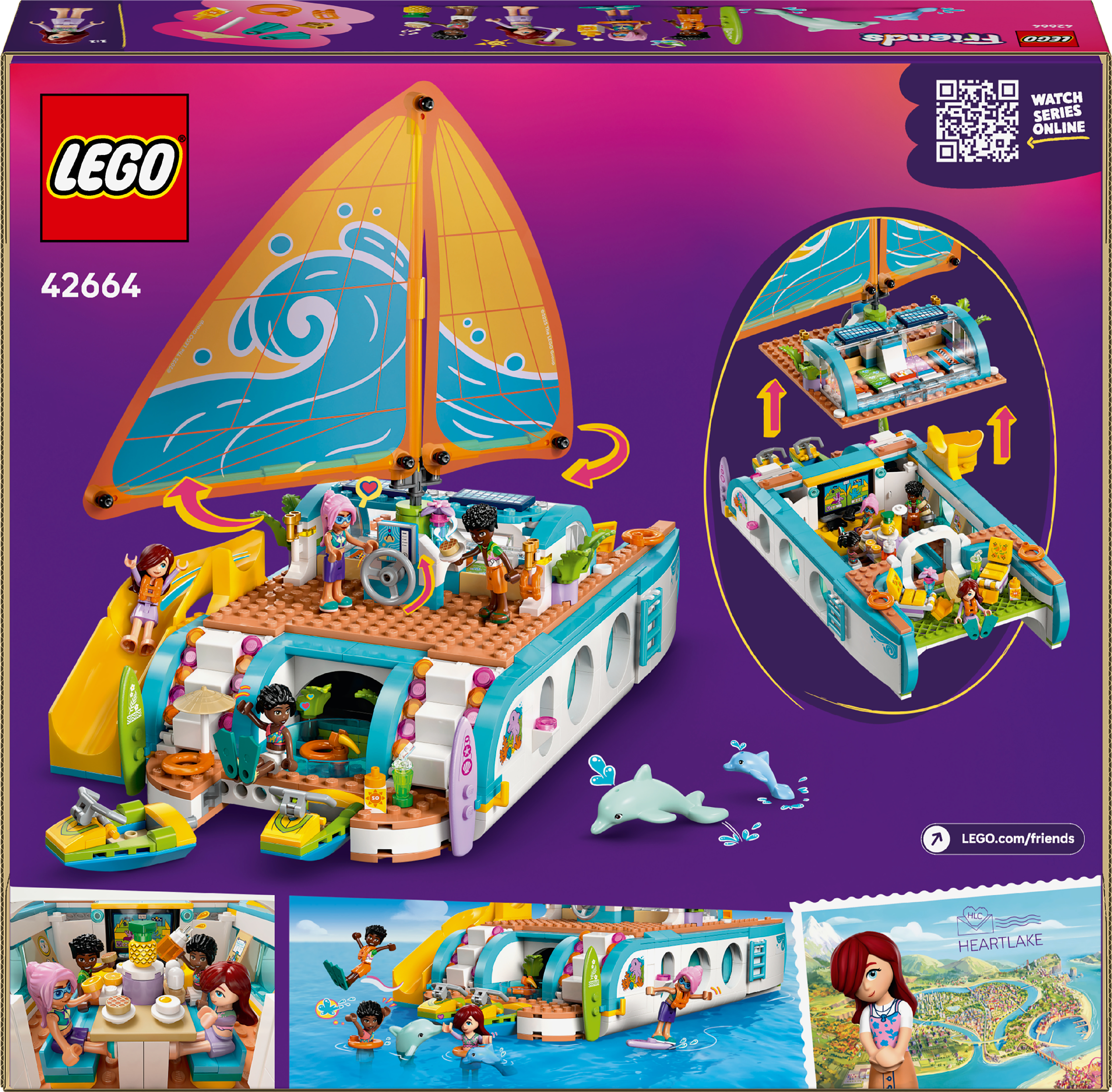 LEGO 42664 Friends Приключения на туристической лодке фото 14