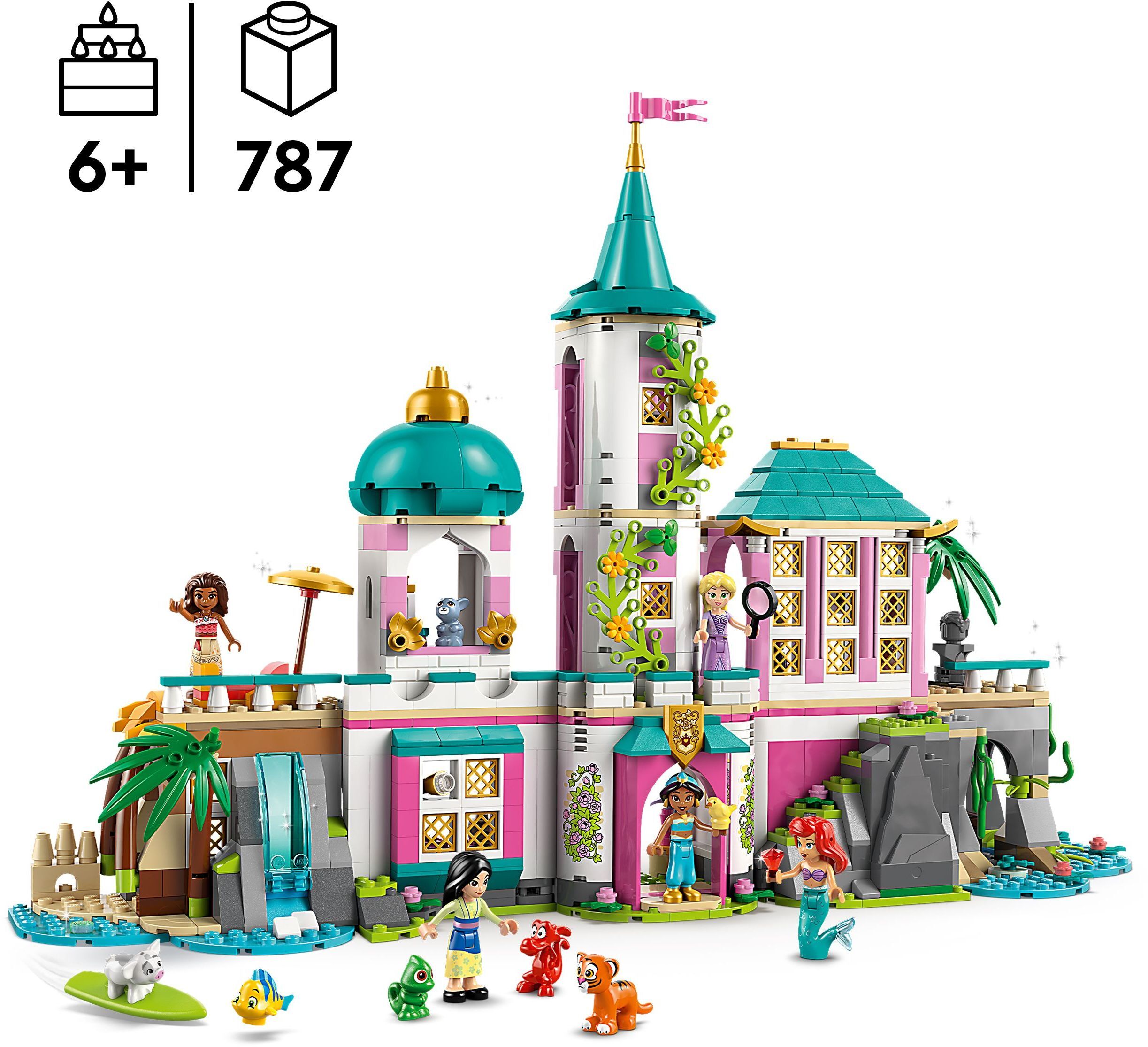 LEGO 43267 Disney Princess Замок принцесы и королівские любимцы фото 2
