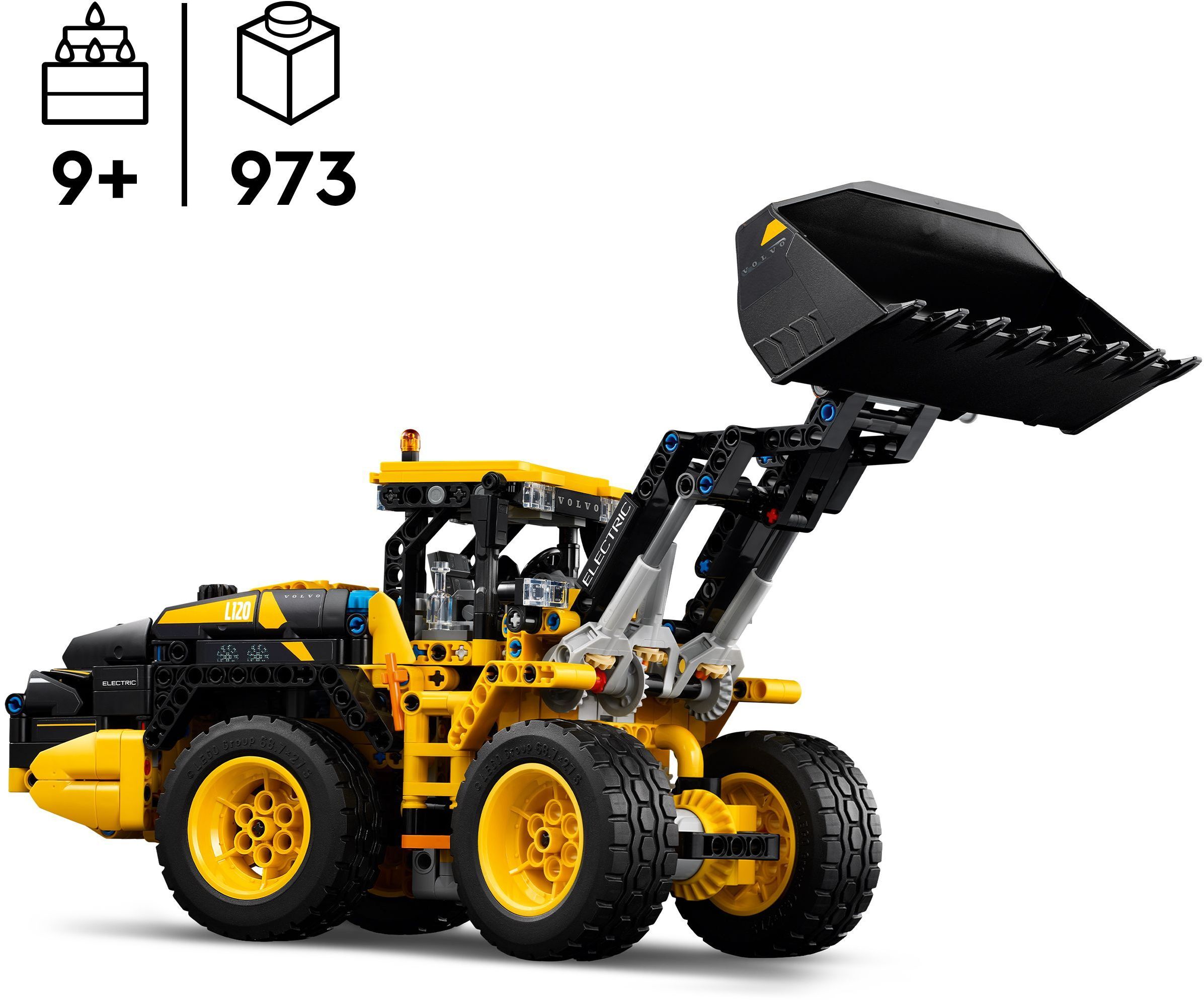 LEGO 42209 Technic Колесный загрузчик Volvo L120 Electric фото 2
