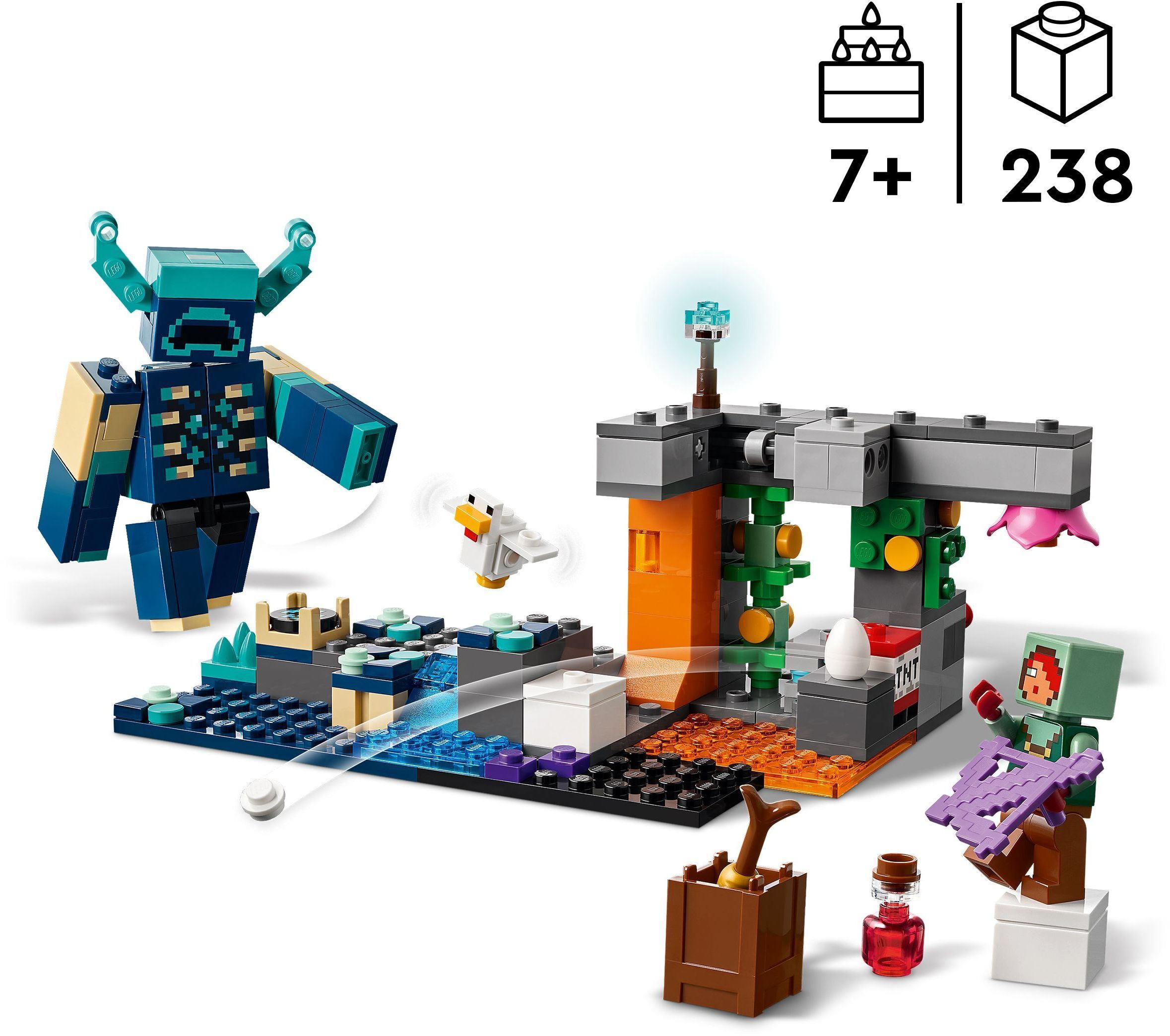 LEGO 21274 Minecraft Зустріч із Боронителемфото2