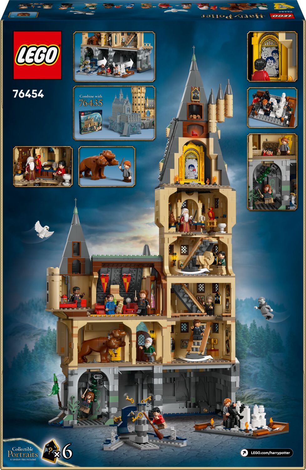 LEGO 76454 Harry Potter Замок Хогвардс: главная башня фото