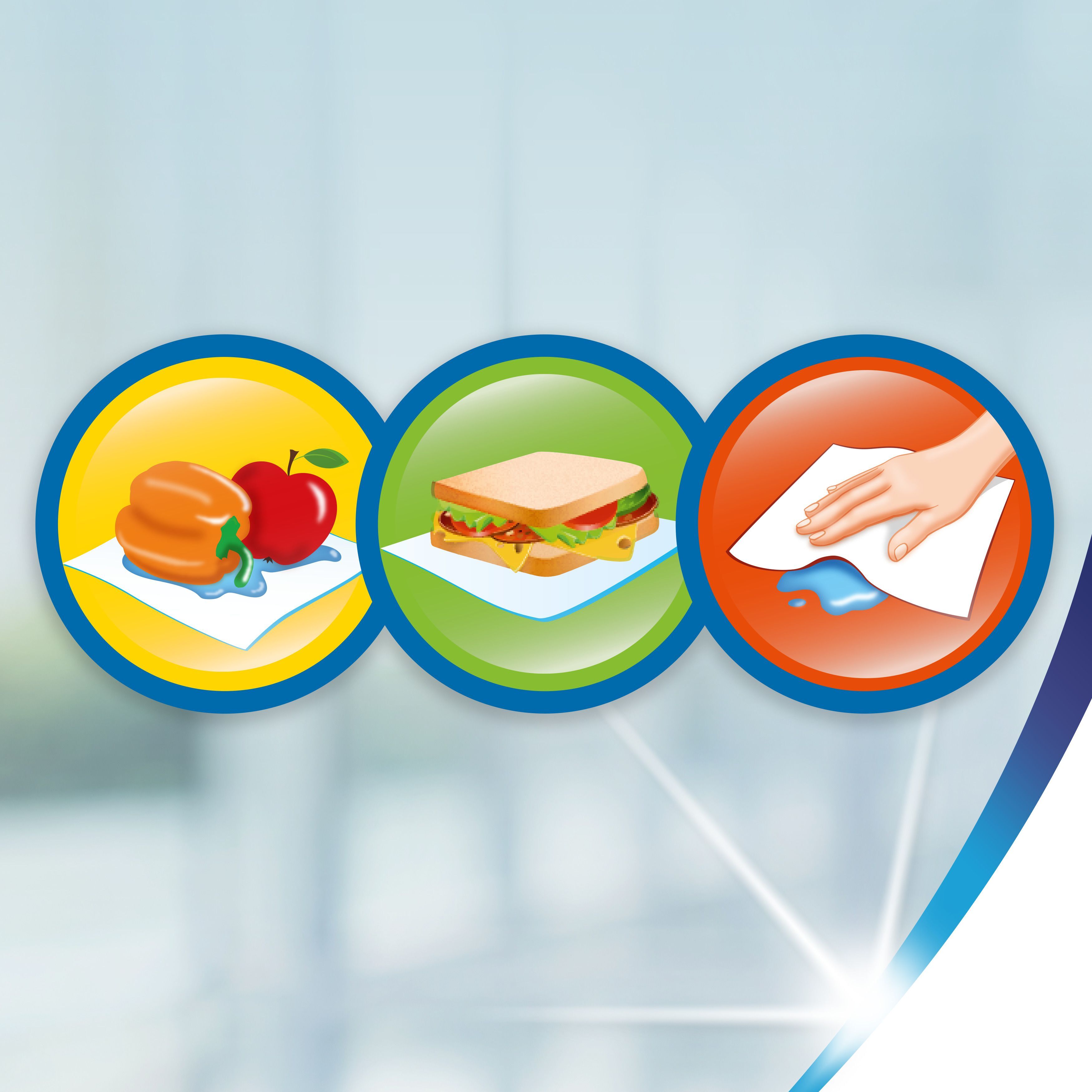 Бумажные полотенца Zewa Mega Roll 2 слоя 470 отрывов 1 рулон фото 5