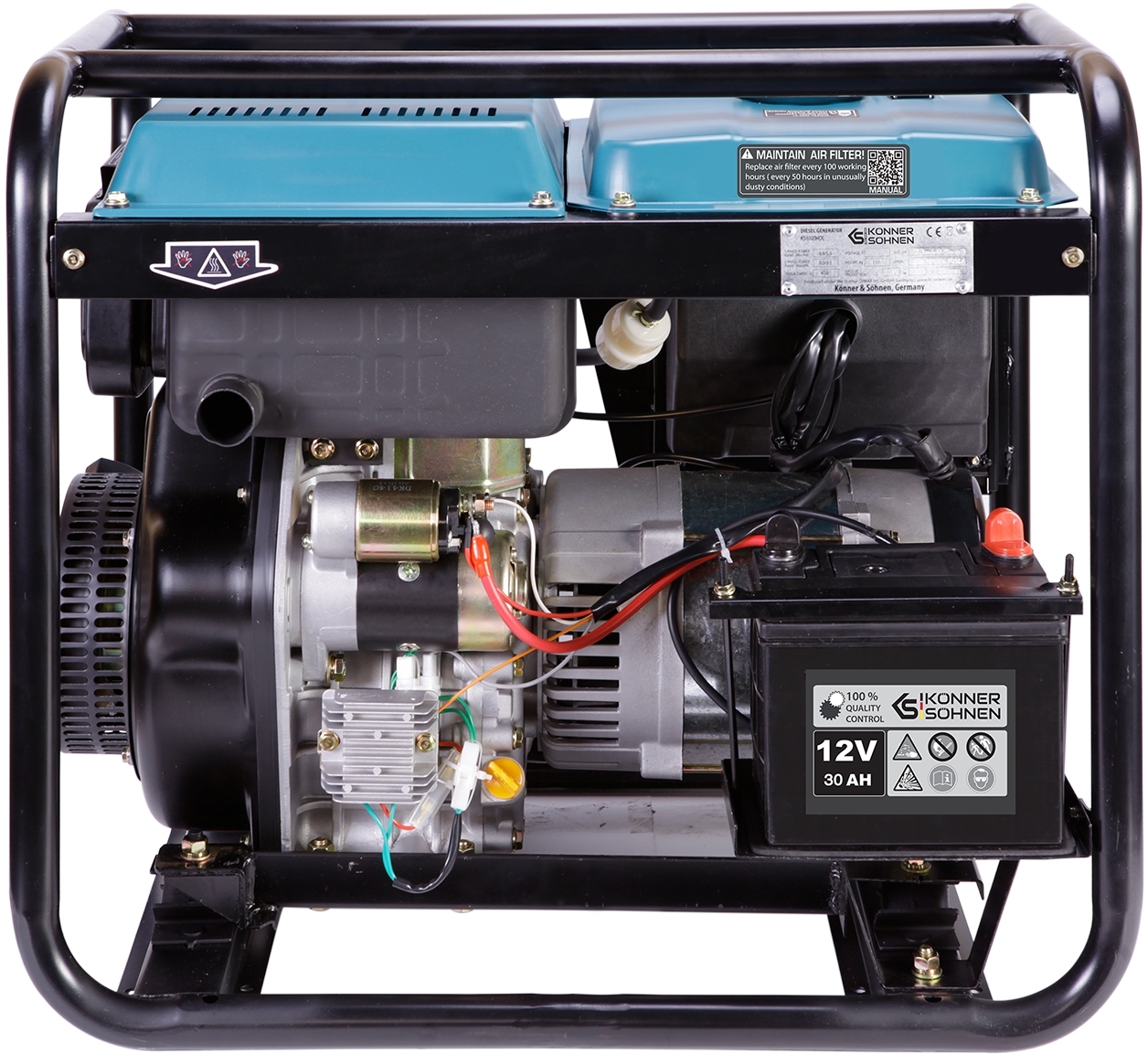 Генератор дизельный Konner&Sohnen KS 8100HDE-1/3 ATSR (EURO V), (KS8100HDE-1/3ATSR) фото 2