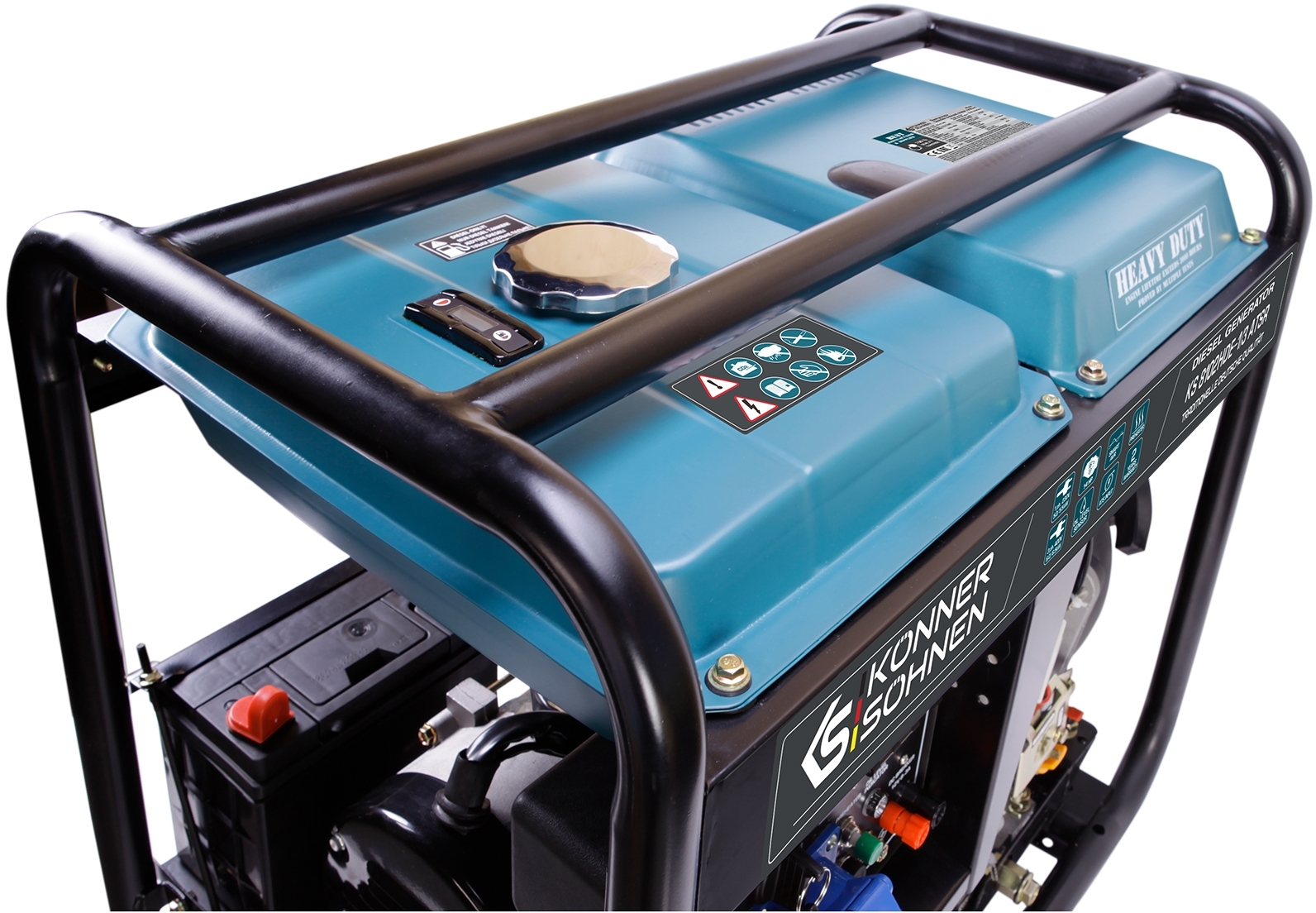 Генератор дизельный Konner&Sohnen KS 8100HDE-1/3 ATSR (EURO V), (KS8100HDE-1/3ATSR) фото 7