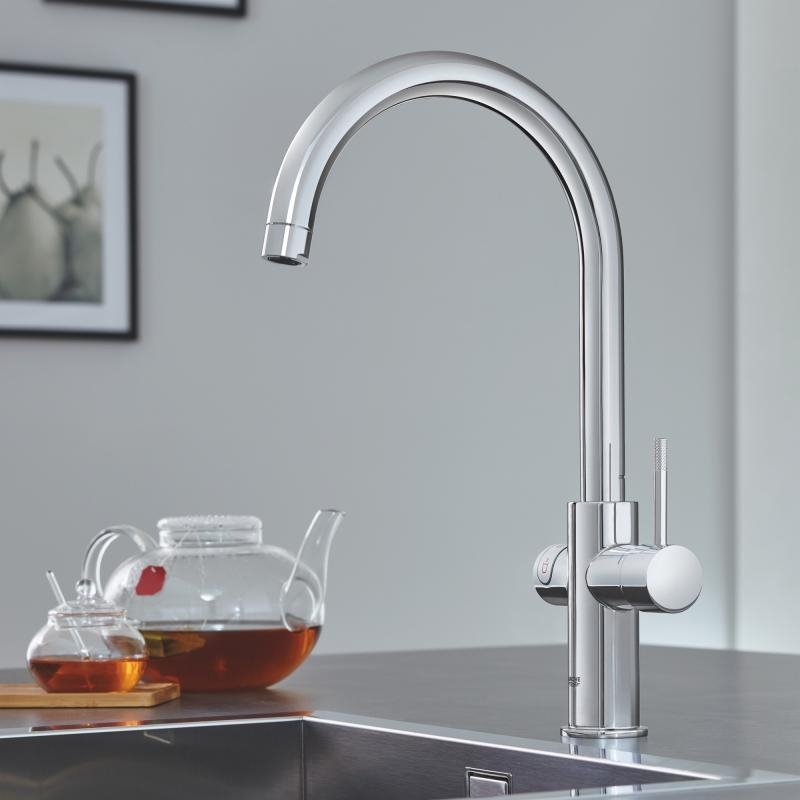 Комплект смесителя для кухни GROHE Red Duo и бойлерная система M размера (30083001) фото 