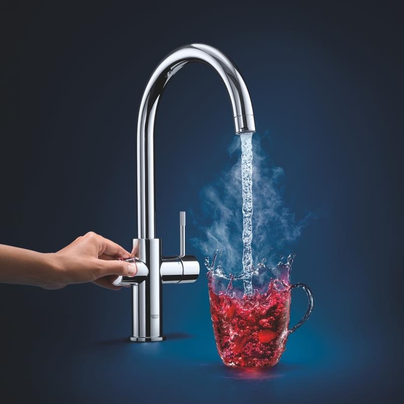 Комплект смесителя для кухни GROHE Red Duo и бойлерная система M размера (30083001) фото 