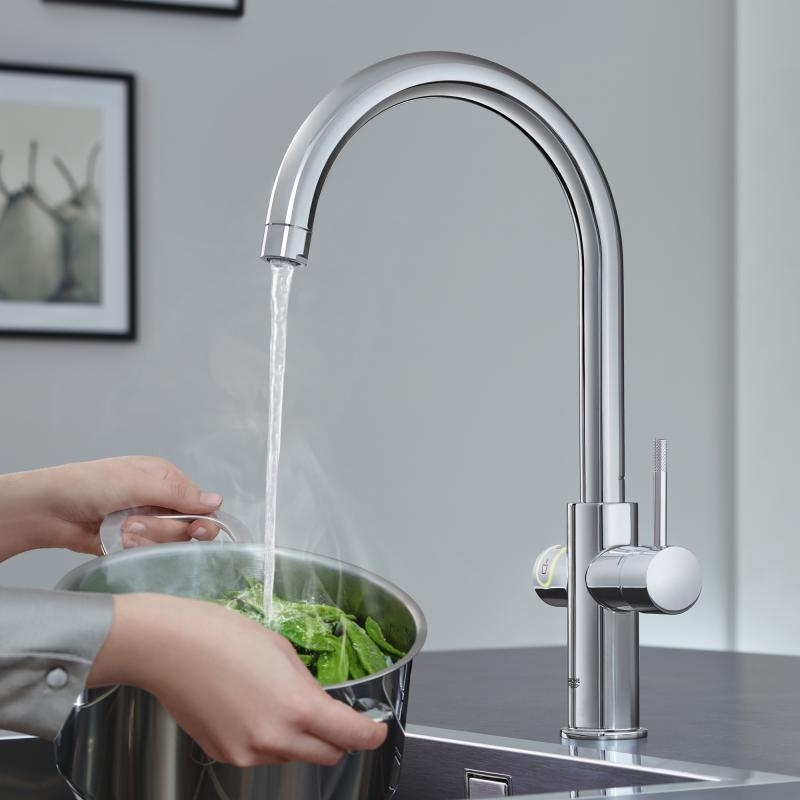 Комплект смесителя для кухни GROHE Red Duo и бойлерная система M размера (30083001) фото 