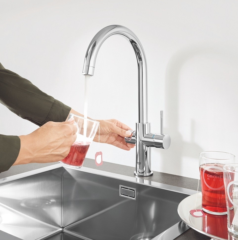 Комплект смесителя для кухни GROHE Red Duo и бойлерная система M размера (30083001) фото 