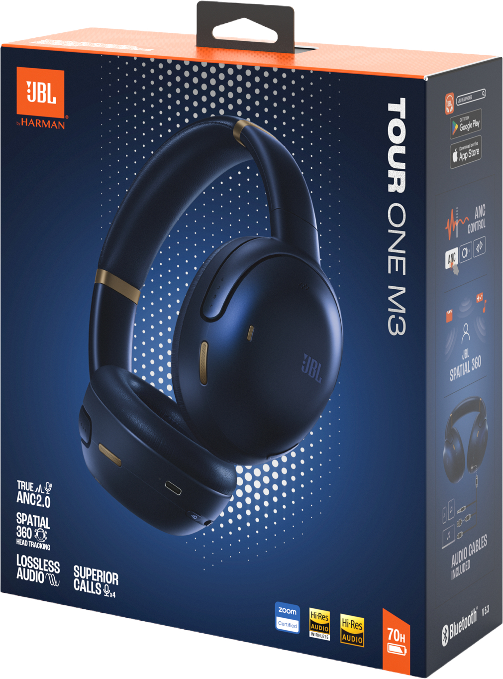 Навушники JBL Tour One M3 Blue (JBLTOURONEM3BLU)фото10