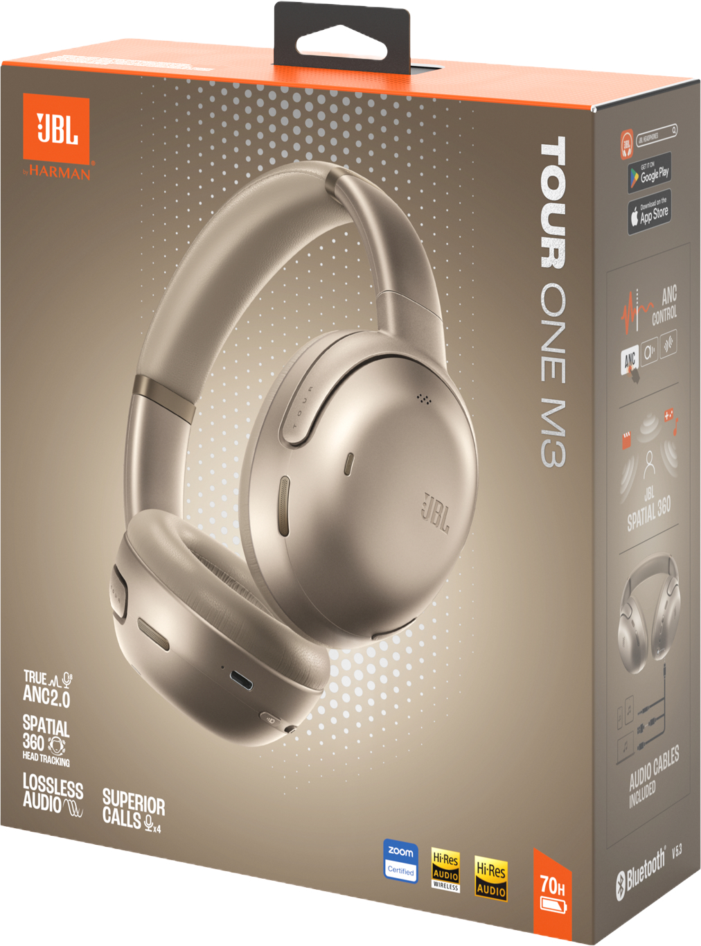 Навушники JBL Tour One M3 Latte (JBLTOURONEM3LTT)фото10