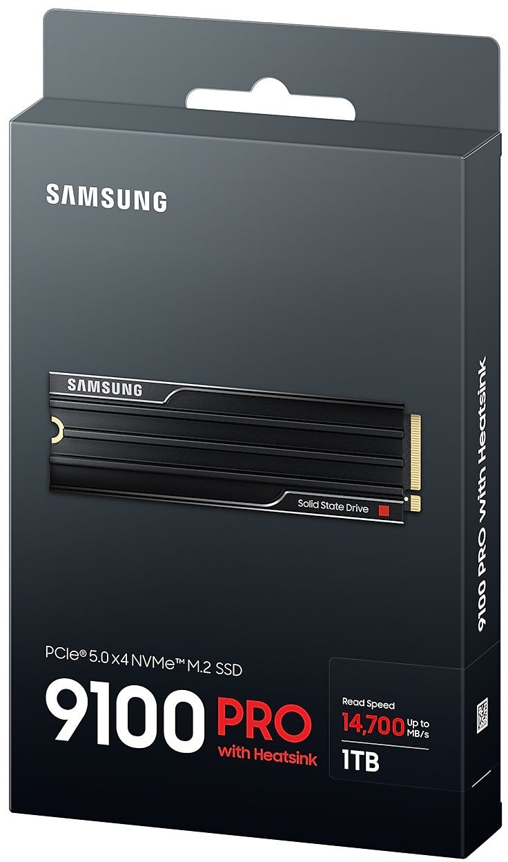 Накопичувач SSD Samsung M.2 1TB PCIe 5.0 9100PRO+ радіаторфото11