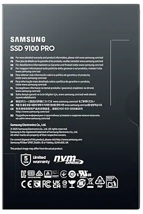 Накопитель SSD Samsung M.2 2TB PCIe 5.0 9100PRO фото 8
