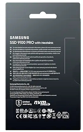 Накопичувач SSD Samsung M.2 4TB PCIe 5.0 9100PRO+ радіаторфото11
