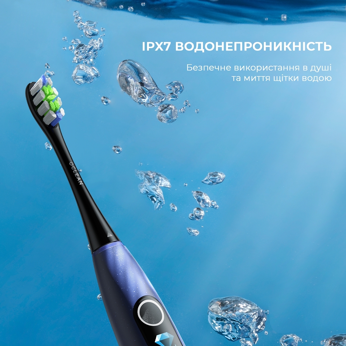 Электрическая зубная щетка Oclean X Lite Set Blue фото