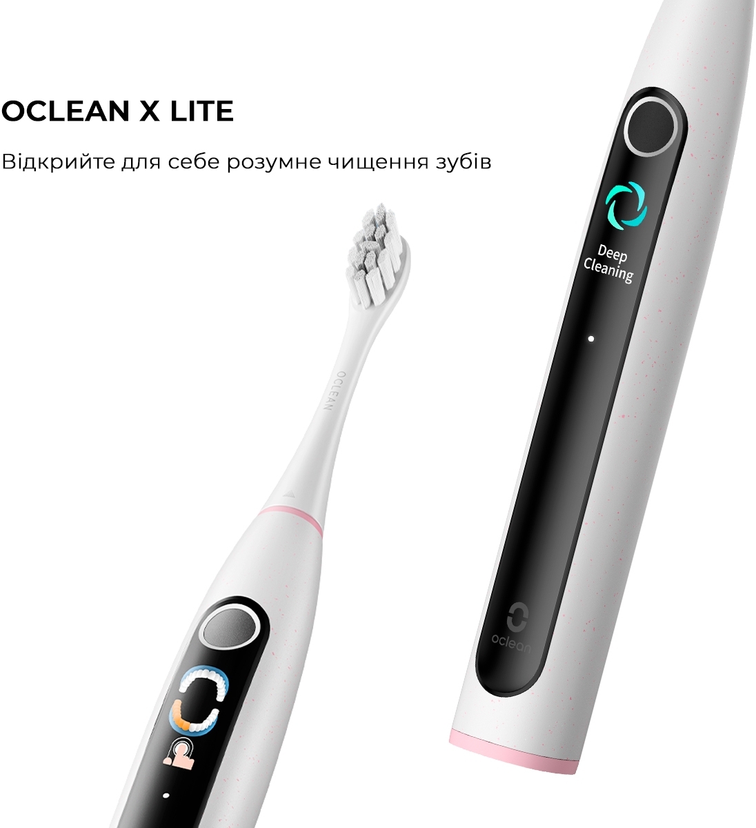 Электрическая зубная щетка Oclean X Lite Grey фото 7