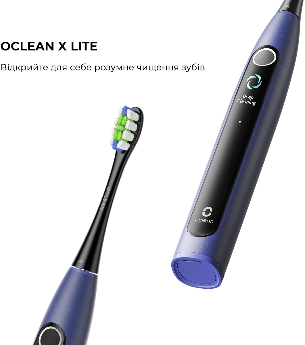 Электрическая зубная щетка Oclean X Lite Blue фото 7