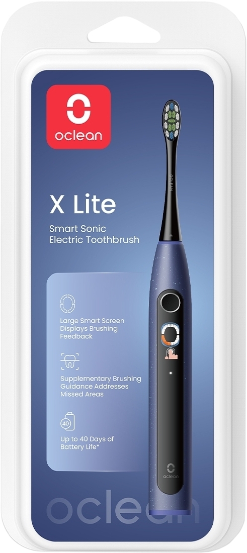 Электрическая зубная щетка Oclean X Lite Blue фото 6