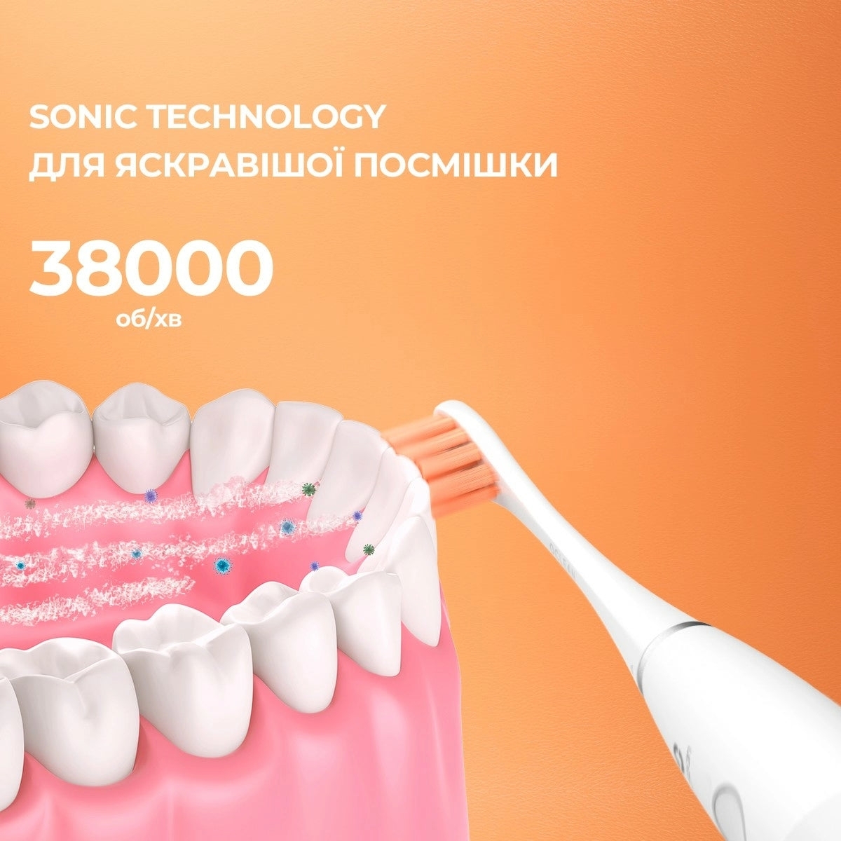 Электрическая зубная щетка Oclean Flow S Sonic White фото 5