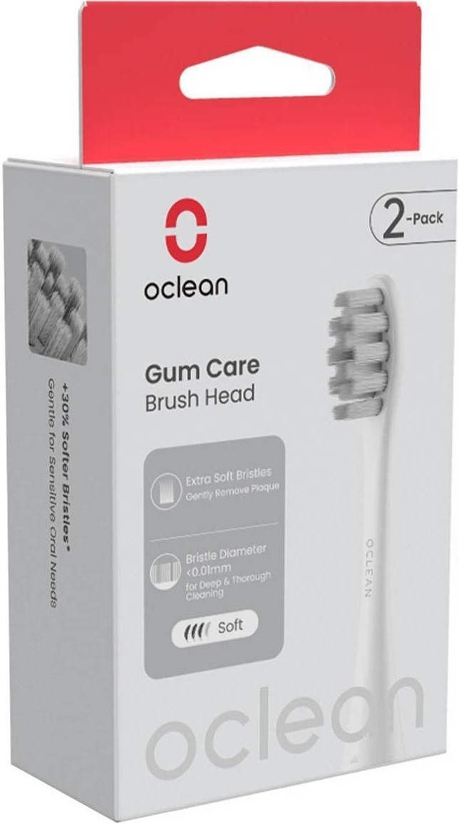 Насадка для зубной щетки Oclean Brush Head Gum Care- 2 pack White 2шт фото 4