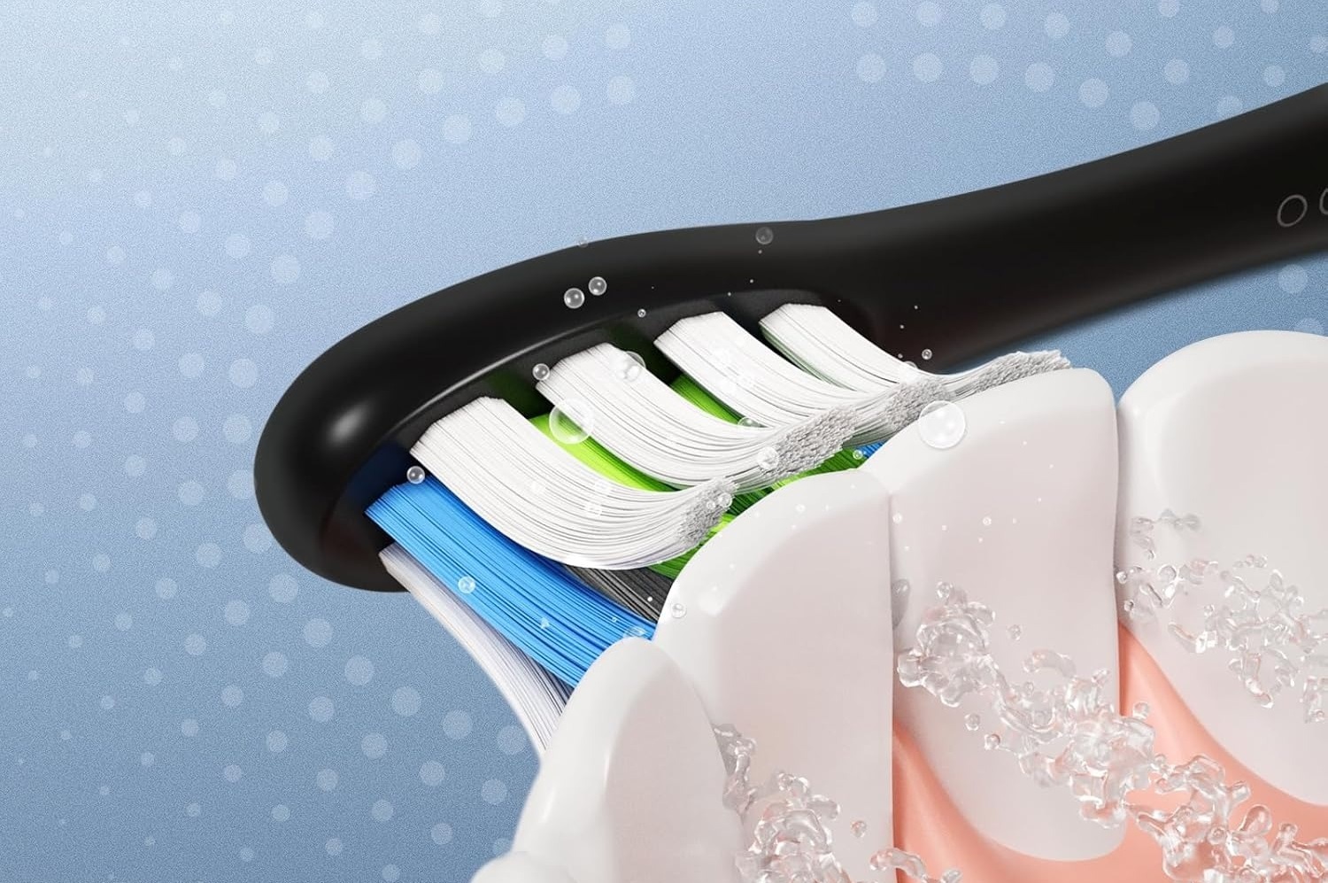 Насадка для зубной щетки Oclean Professional Clean Brush Head P1C5 B02 2 pack Black 2шт фото 6