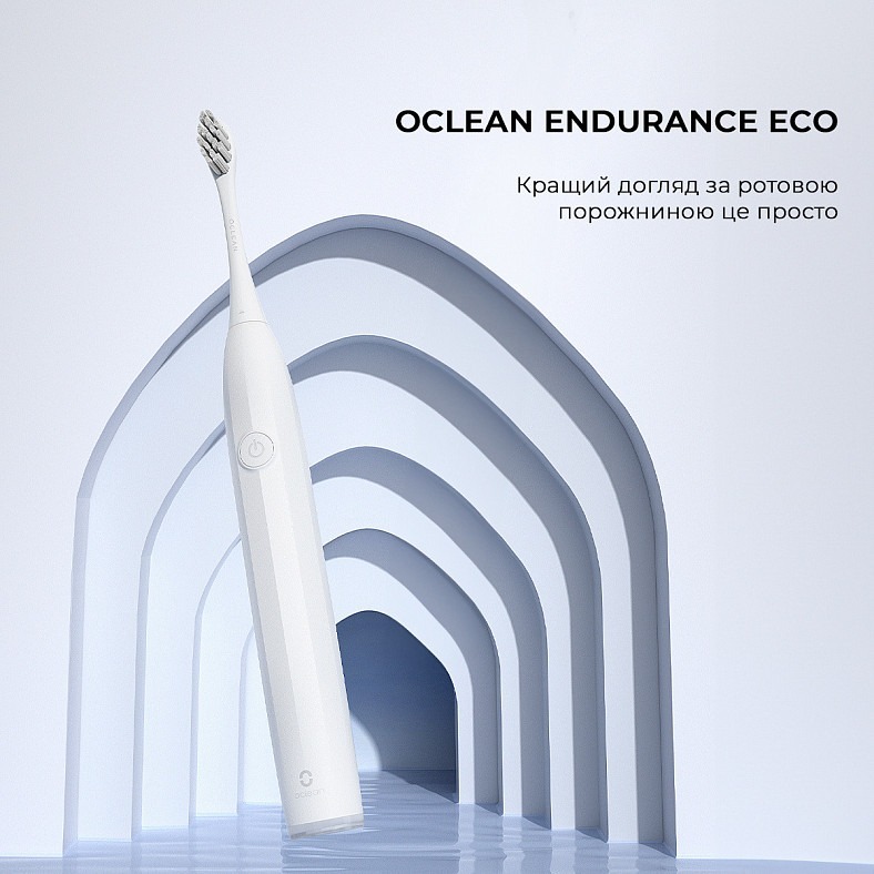 Электрическая зубная щетка Oclean Endurance Eco White фото 2