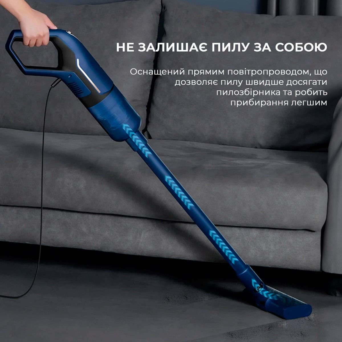 Пылесос без мешка Deerma Vacuum Cleaner Blue (DX1000W) фото 5