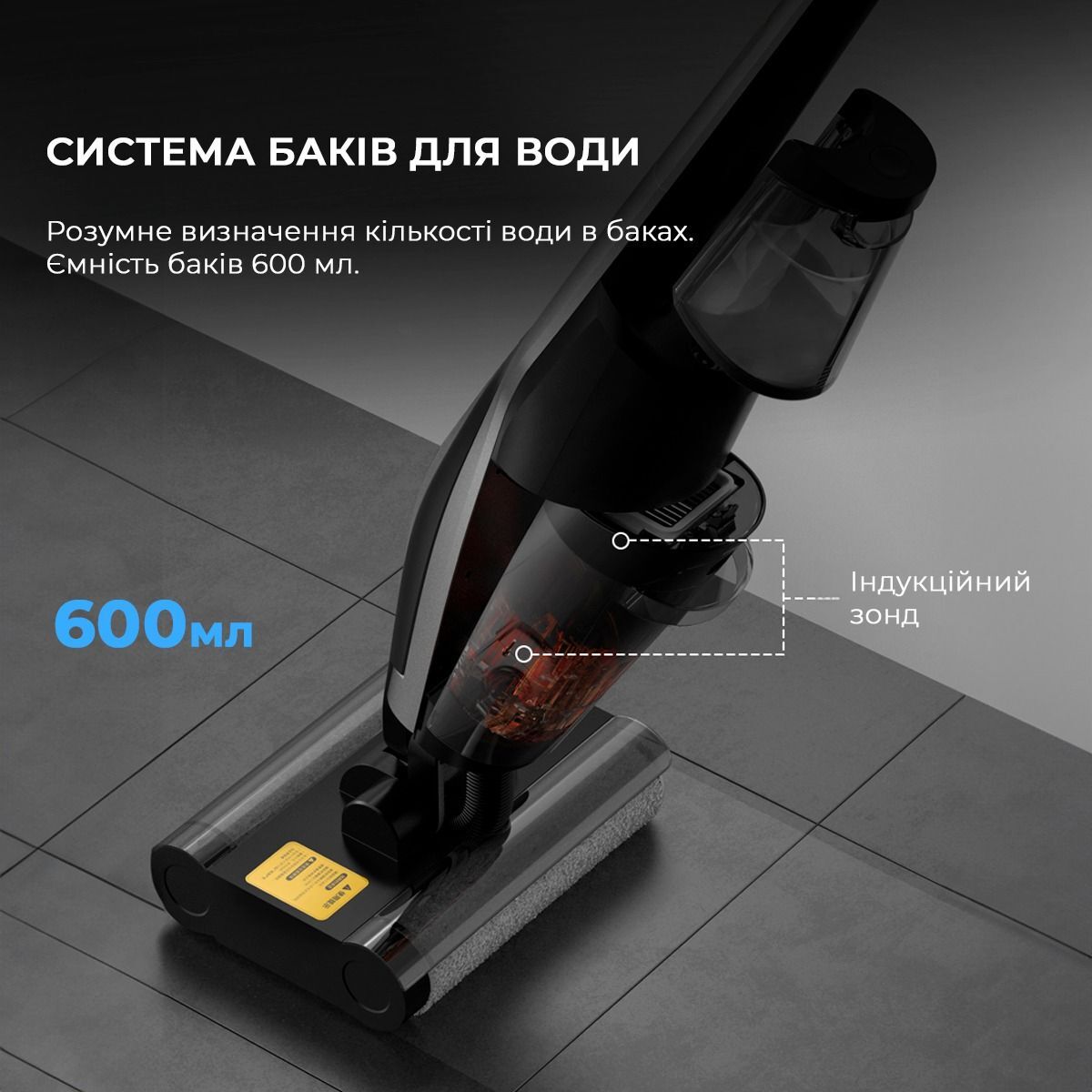 Аккумуляторный моющий пылесос Deerma VX96W (DEM-VX96W) фото
